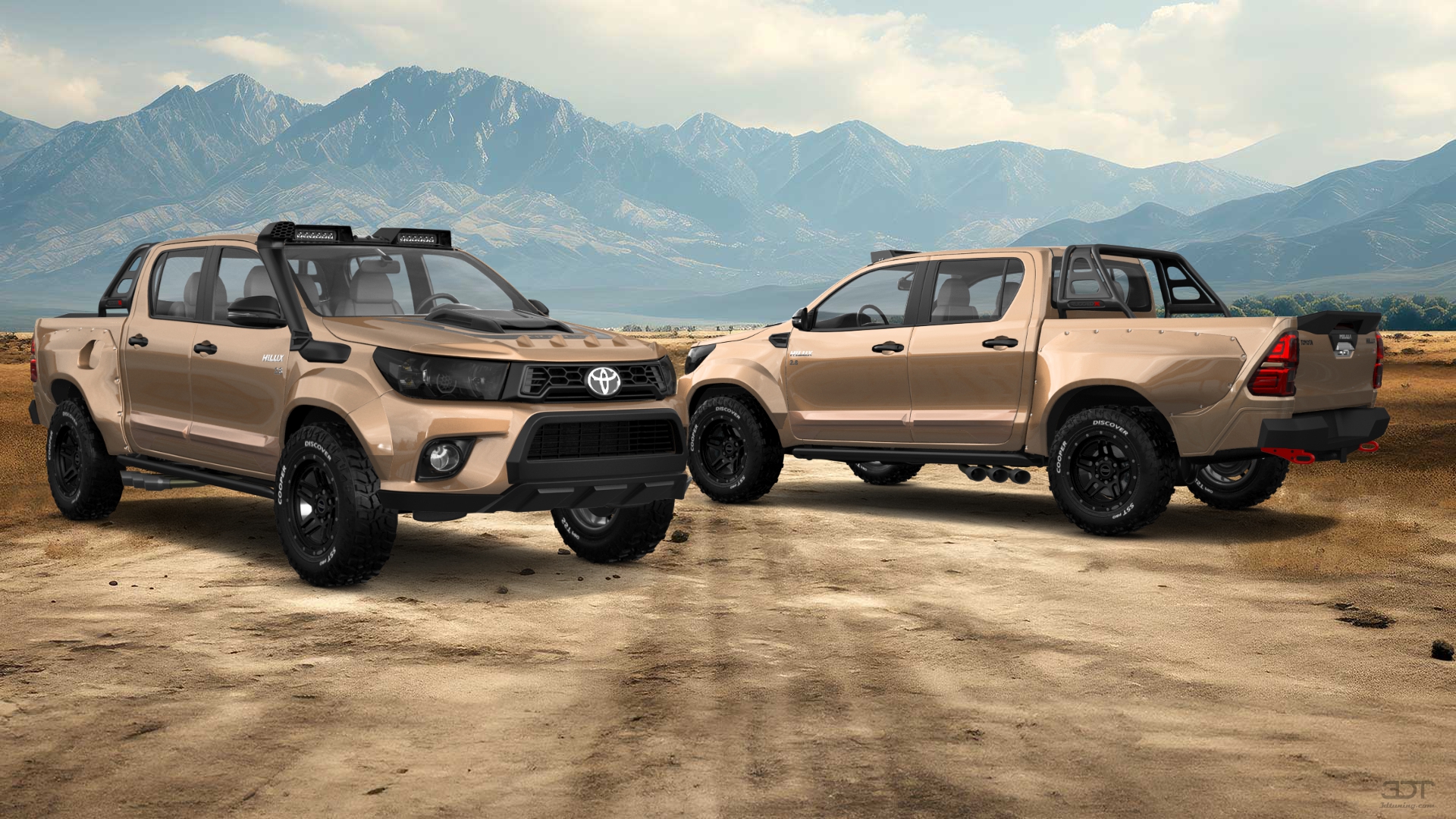 Toyota Hilux Double Cab 4 Door pickup truck 2015 tuning