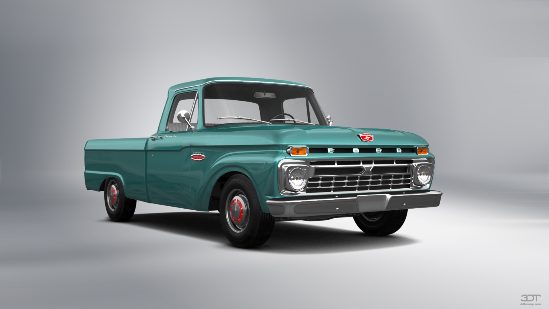 Ford F-100 Custom Cab 2 Door pickup truck 1966 tuning