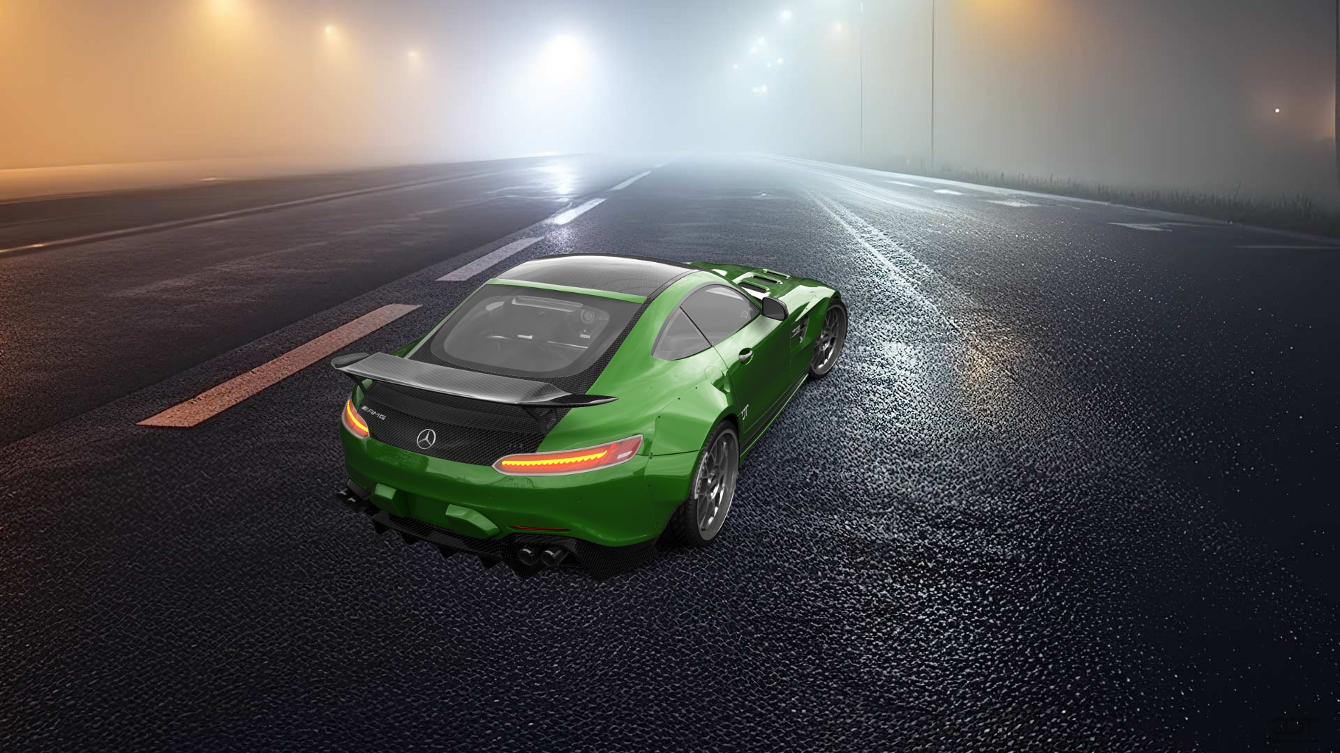 Mercedes AMG GT 2 door fastback coupe 2016
