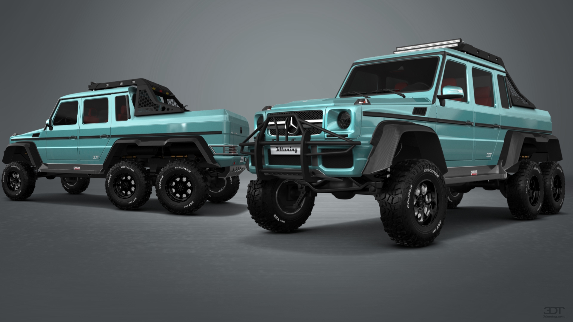 Mercedes G 63 AMG 6x6 4 Door pickup truck 2013 tuning