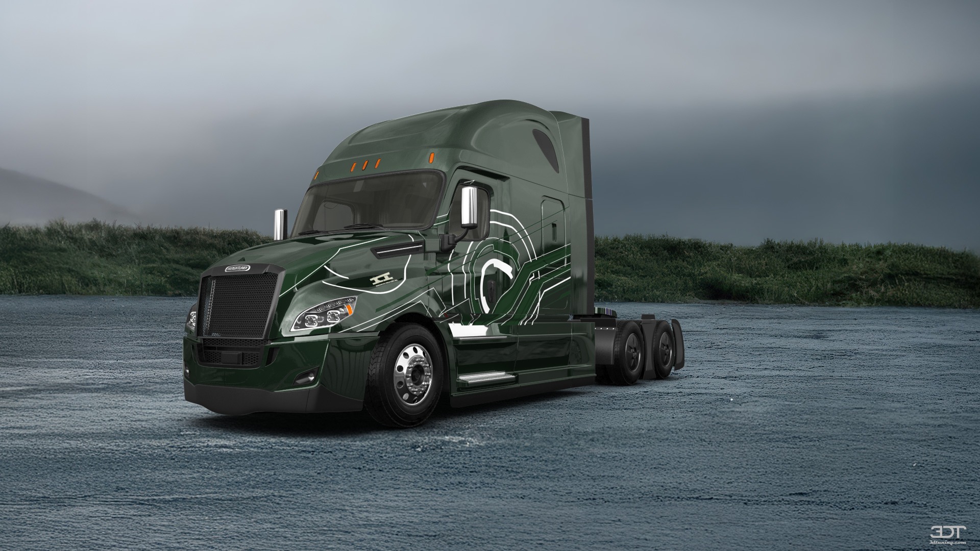 Freightliner Cascadia Sleeper Cab Truck 2018 tuning