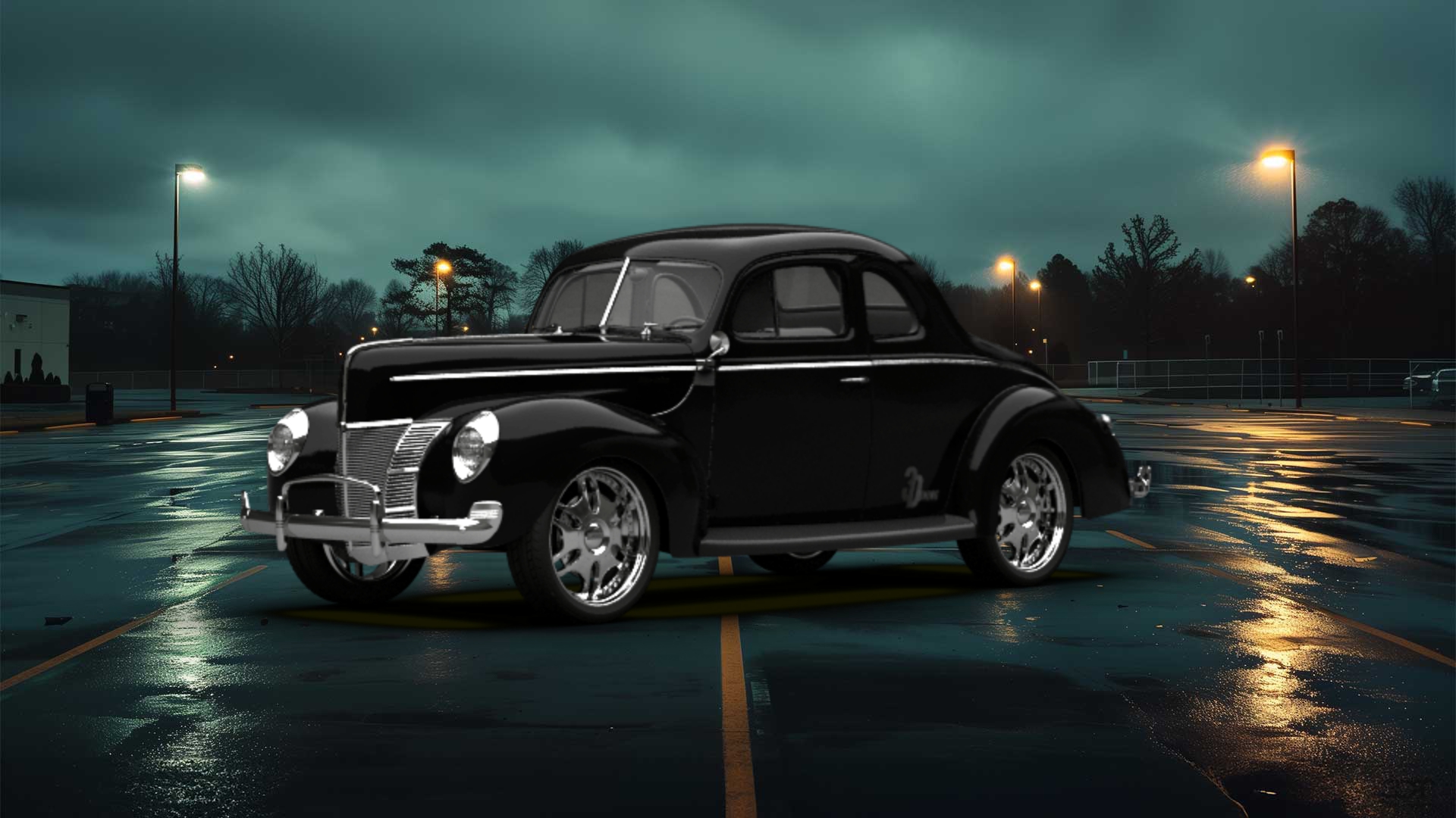 Ford De Luxe Coupe Liftback 1940 tuning
