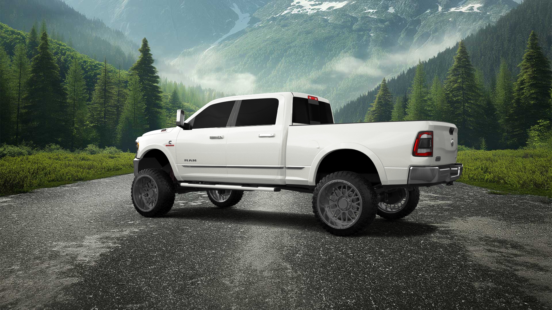Dodge Ram 2500 4 Door pickup truck 2020 tuning