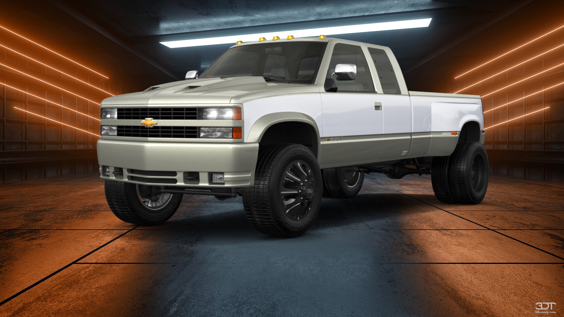 Chevrolet K3500 Extended Cab Pickup Truck 1988