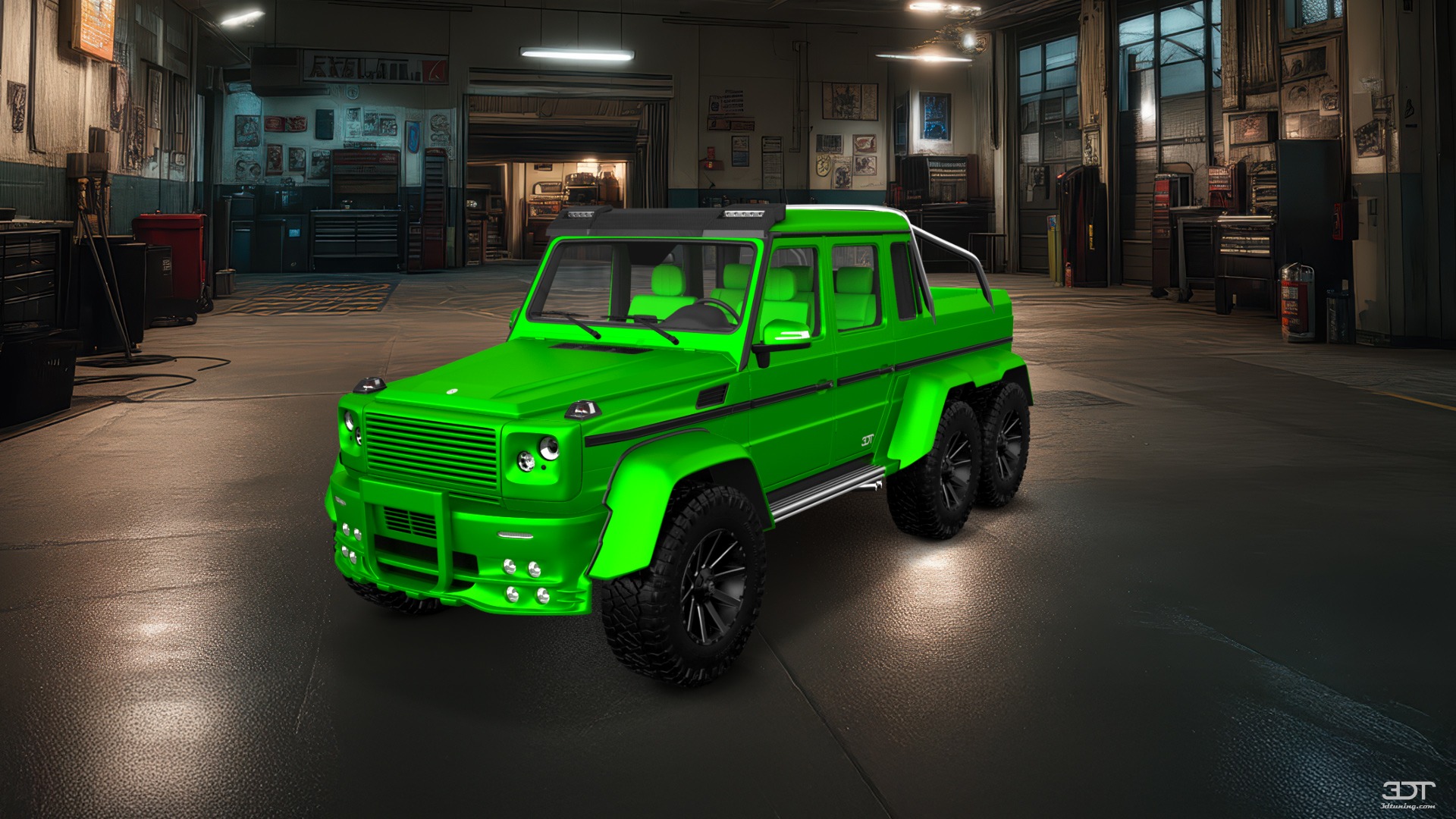 Mercedes G 63 AMG 6x6 4 Door pickup truck 2013 tuning