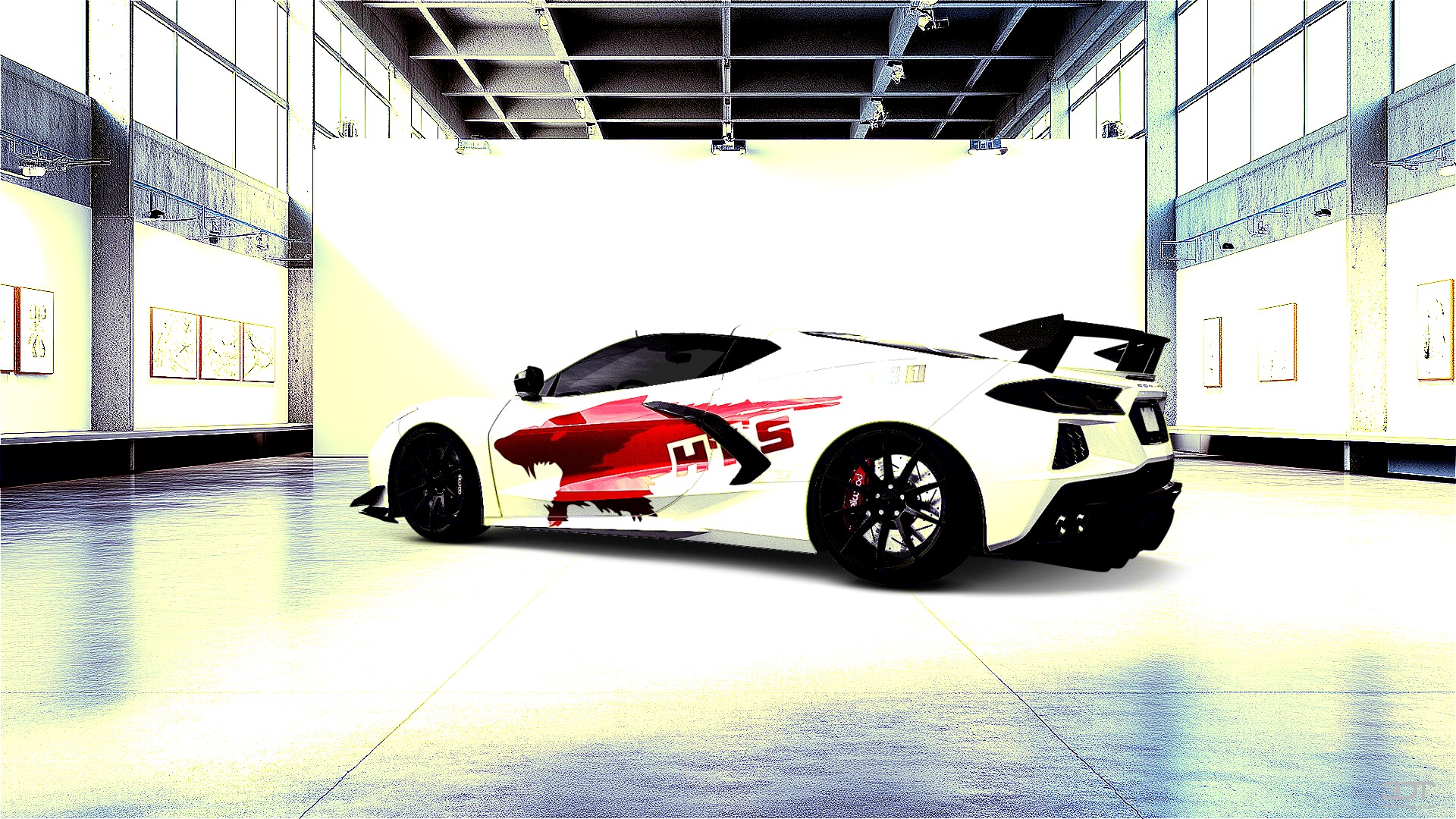 Chevrolet Corvette 2 door targa top 2020 Images