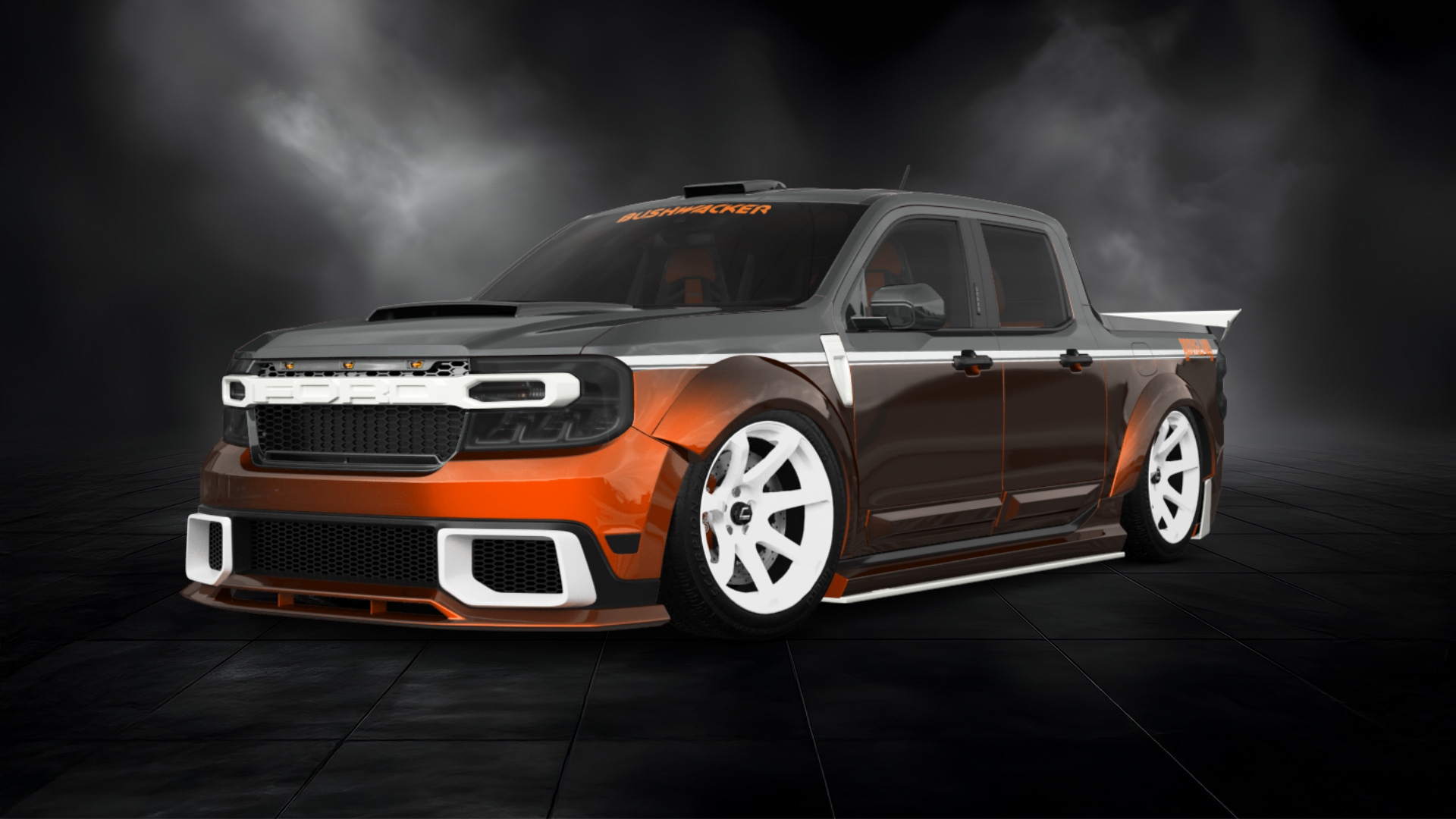 Ford Maverick 4 Door pickup truck 2022 tuning