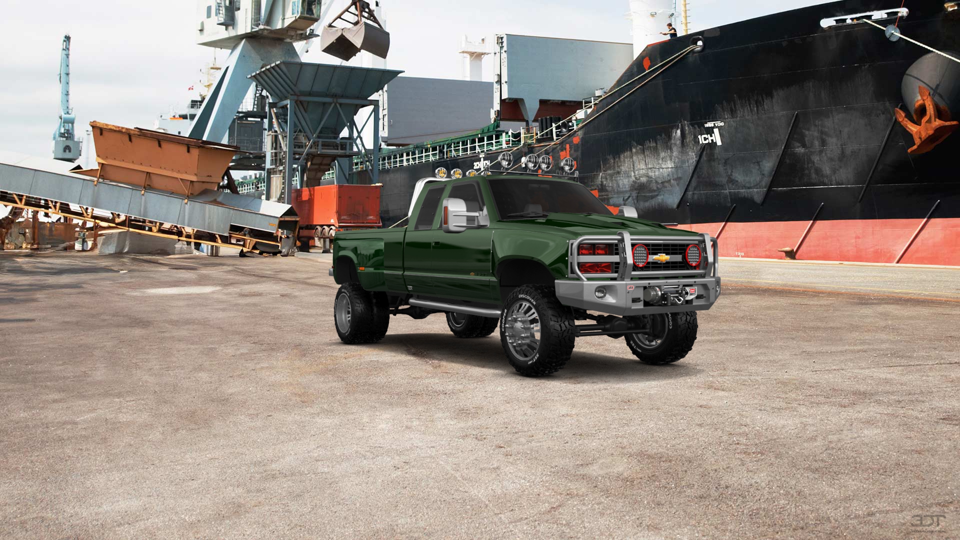 Chevrolet K3500 Extended Cab Pickup Truck 1988 tuning