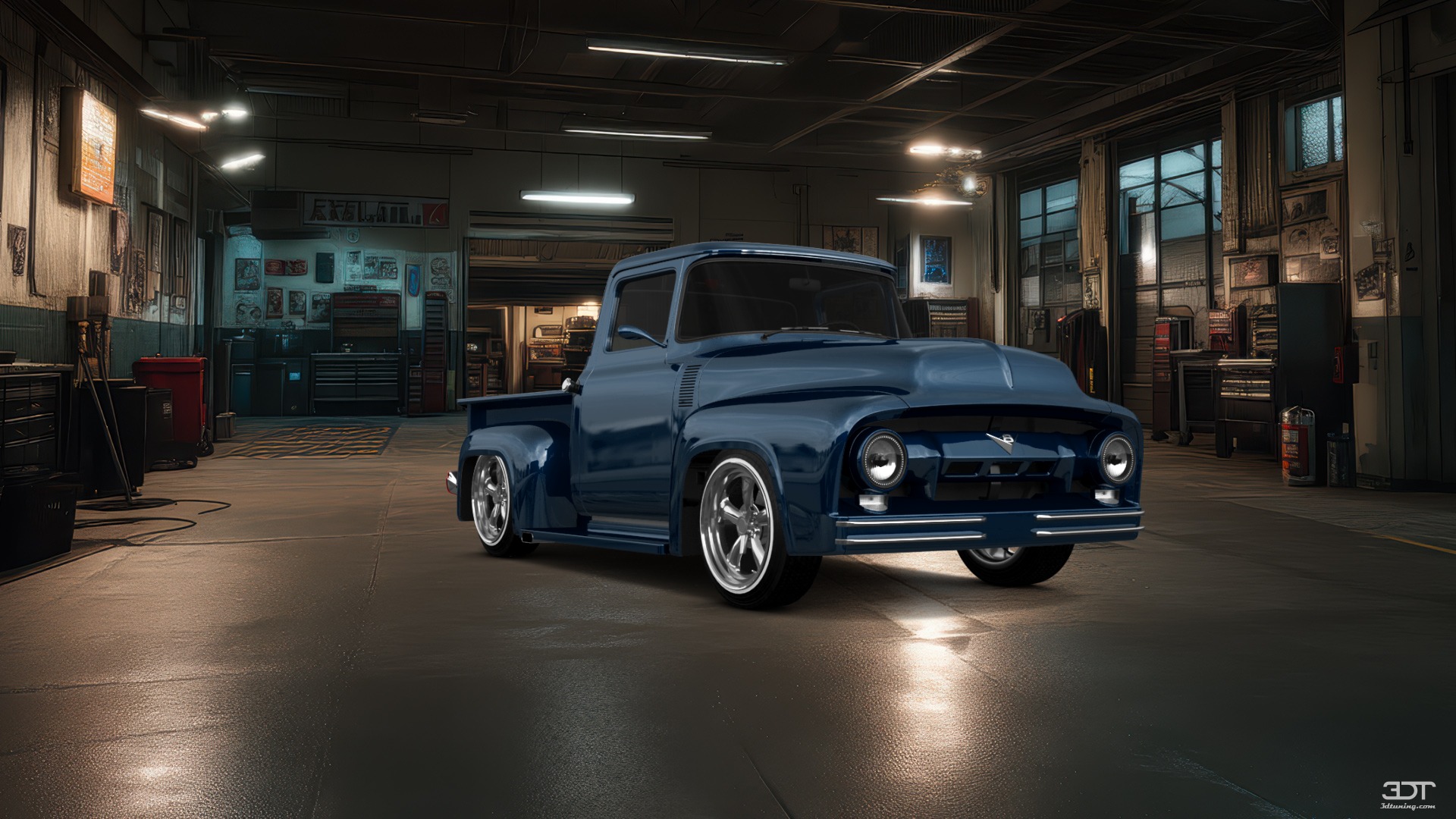 Ford F-100 2 Door truck 1956 Images