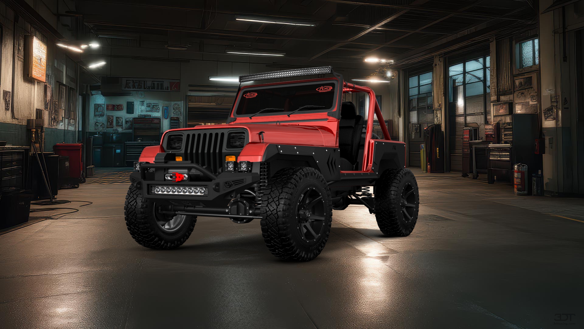 Jeep Wrangler YJ 2 Door SUV 1990 tuning