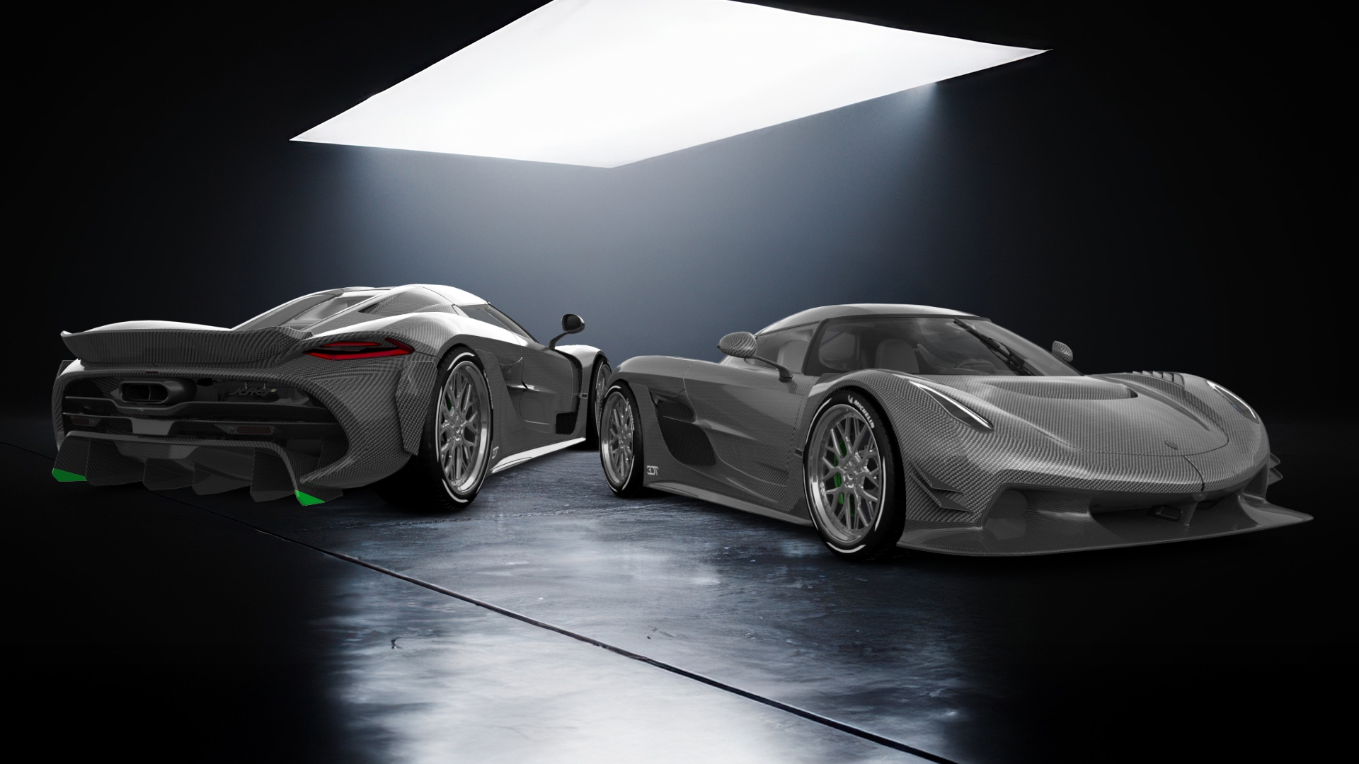 Koenigsegg Jesko 2 door targa top 2020 tuning