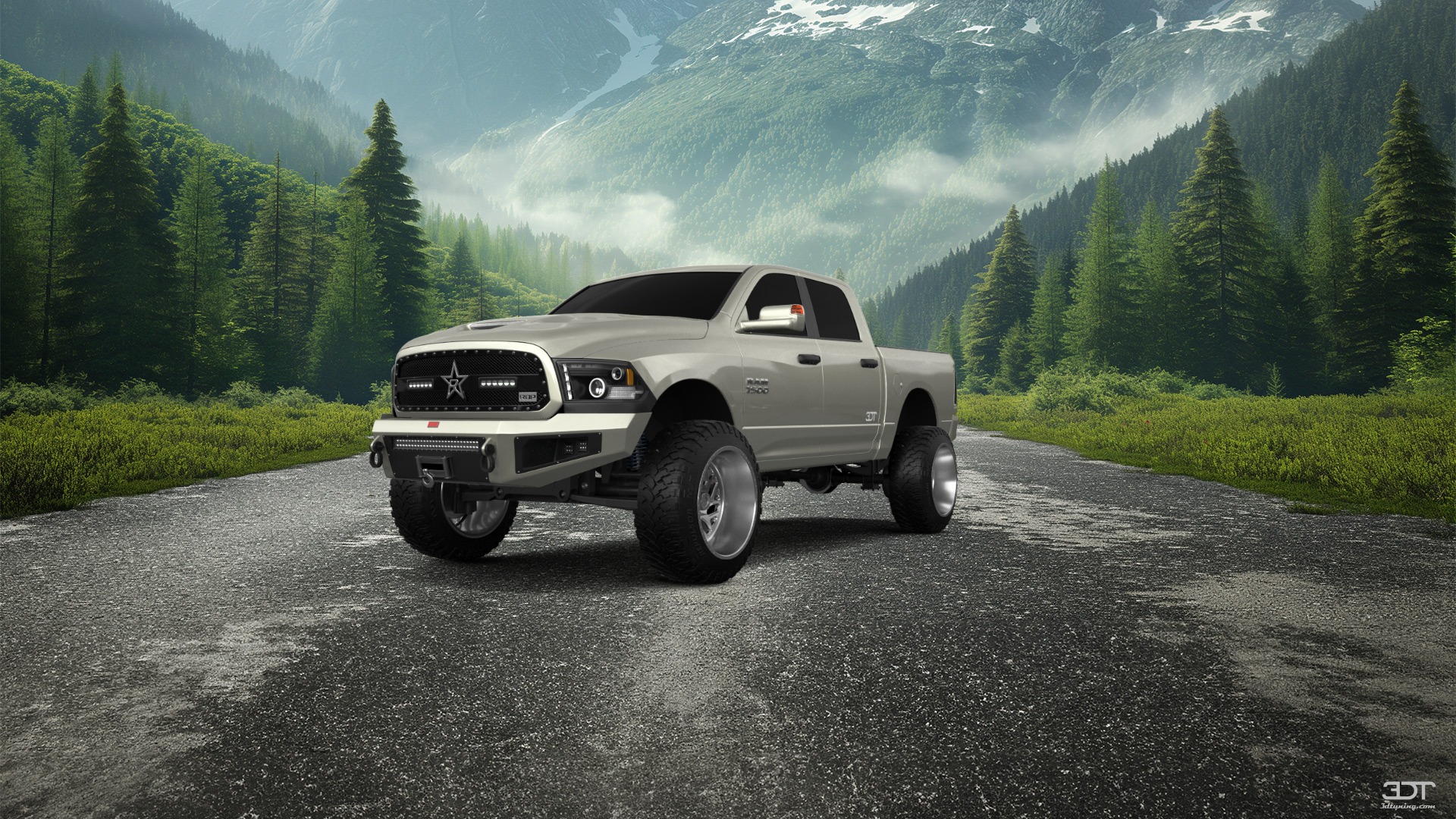 Dodge Ram 1500 5.7' box 4 Door pickup truck 2010 tuning