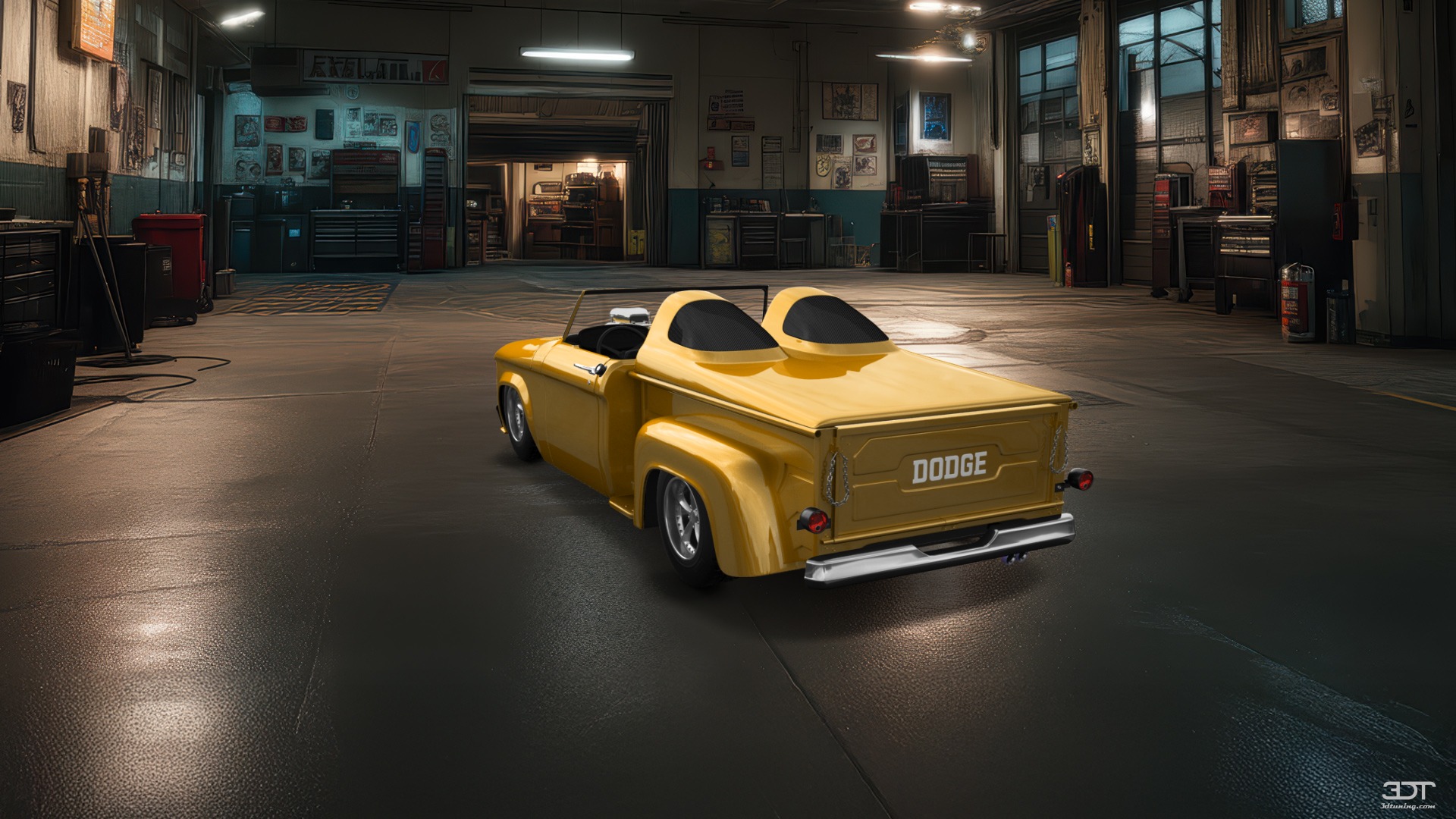 Dodge D-100 Stepside 2 Door pickup truck 1961 tuning