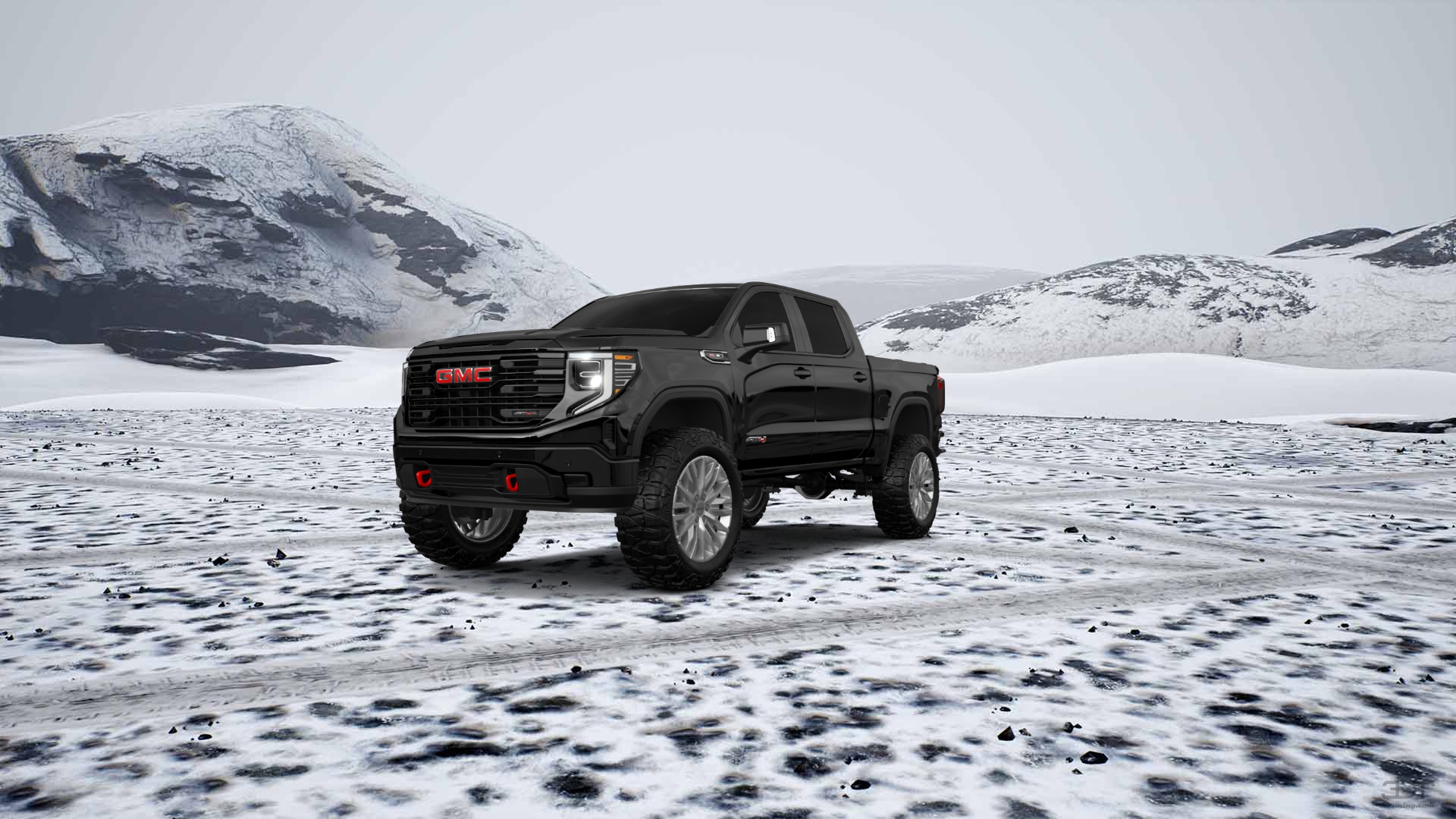 GMC Sierra 1500 Crew Cab 5.8 ft box 4 Door pickup truck 2023 tuning