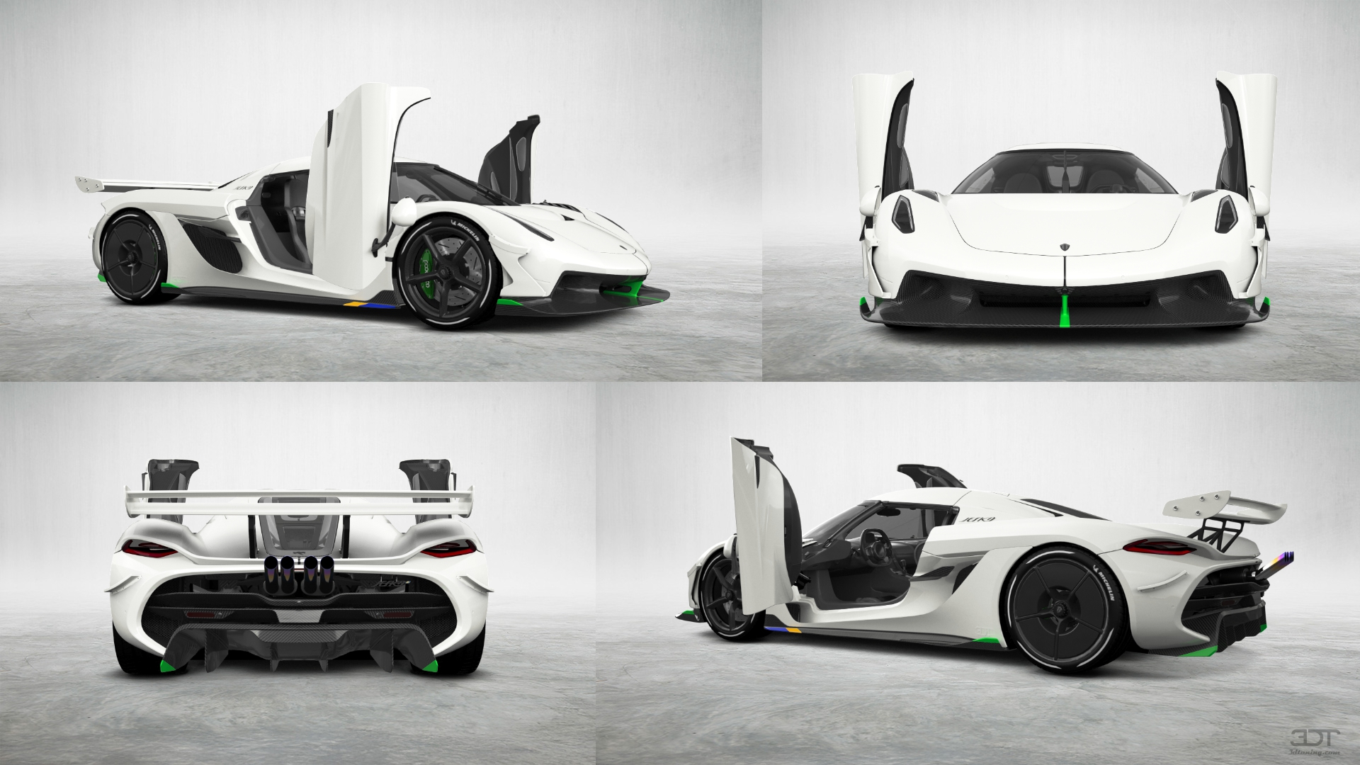 Koenigsegg Jesko 2 door targa top 2020