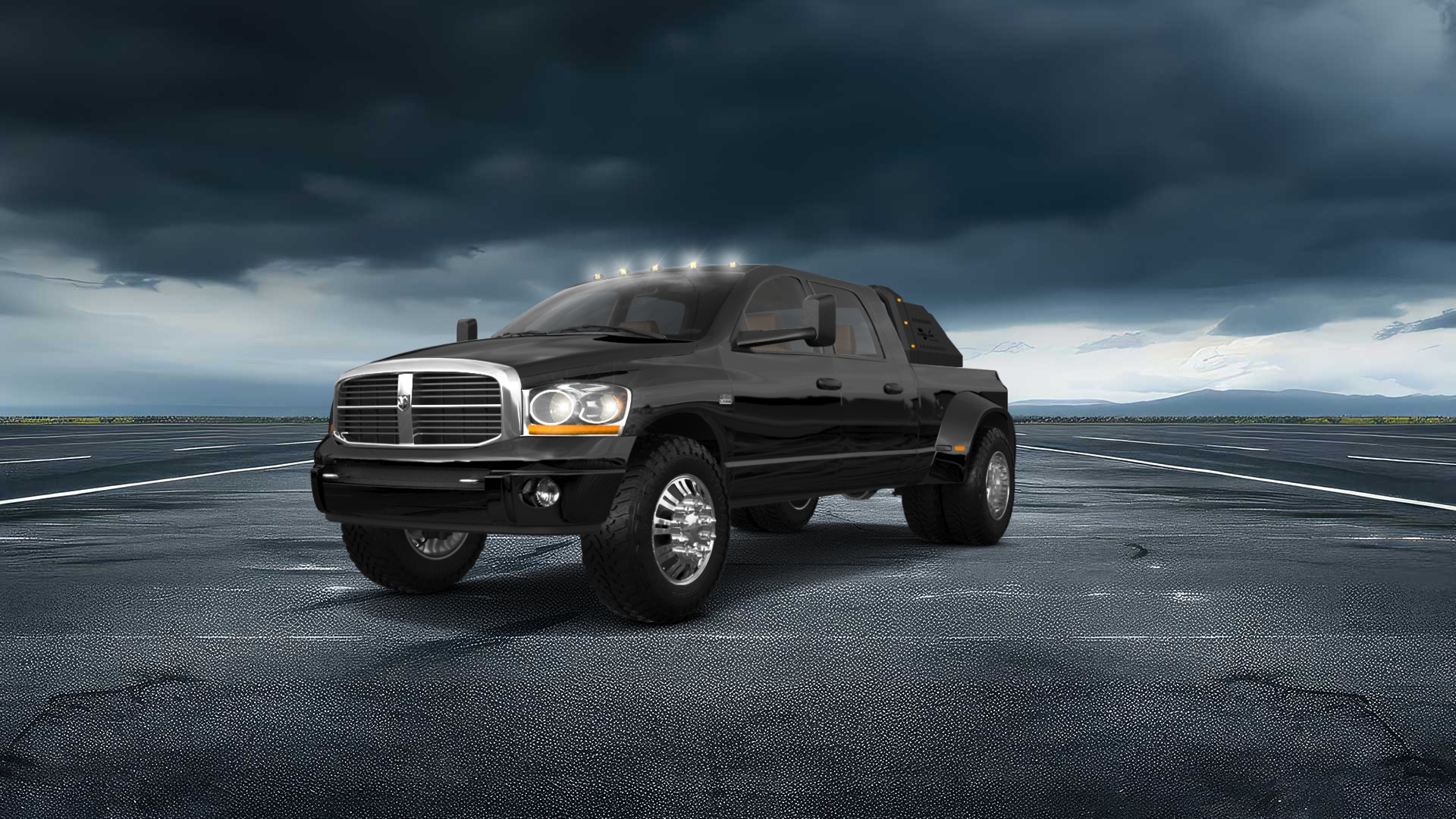 Dodge Ram 3500 Dually 4 Door pickup truck 2007
