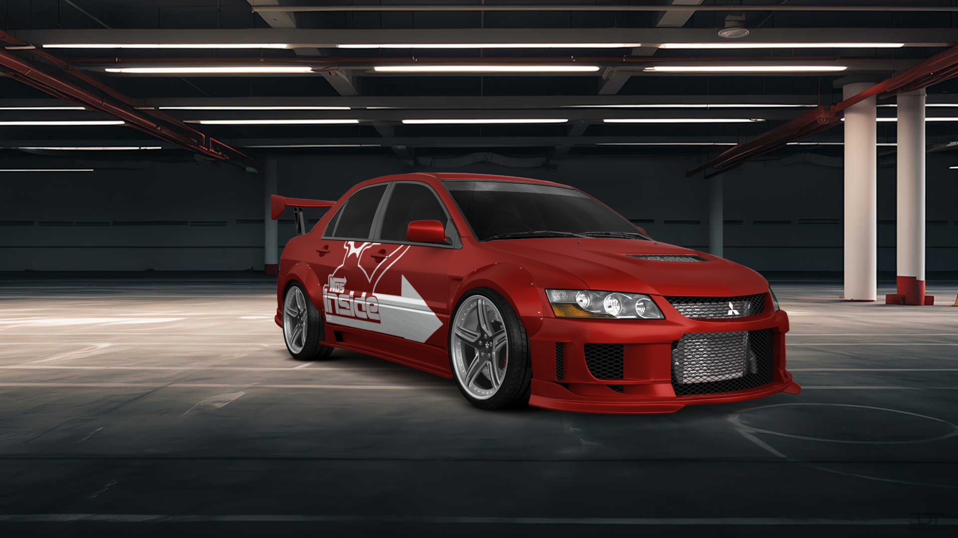 Mitsubishi Lancer Evo IX 4 Door Saloon 2005 tuning