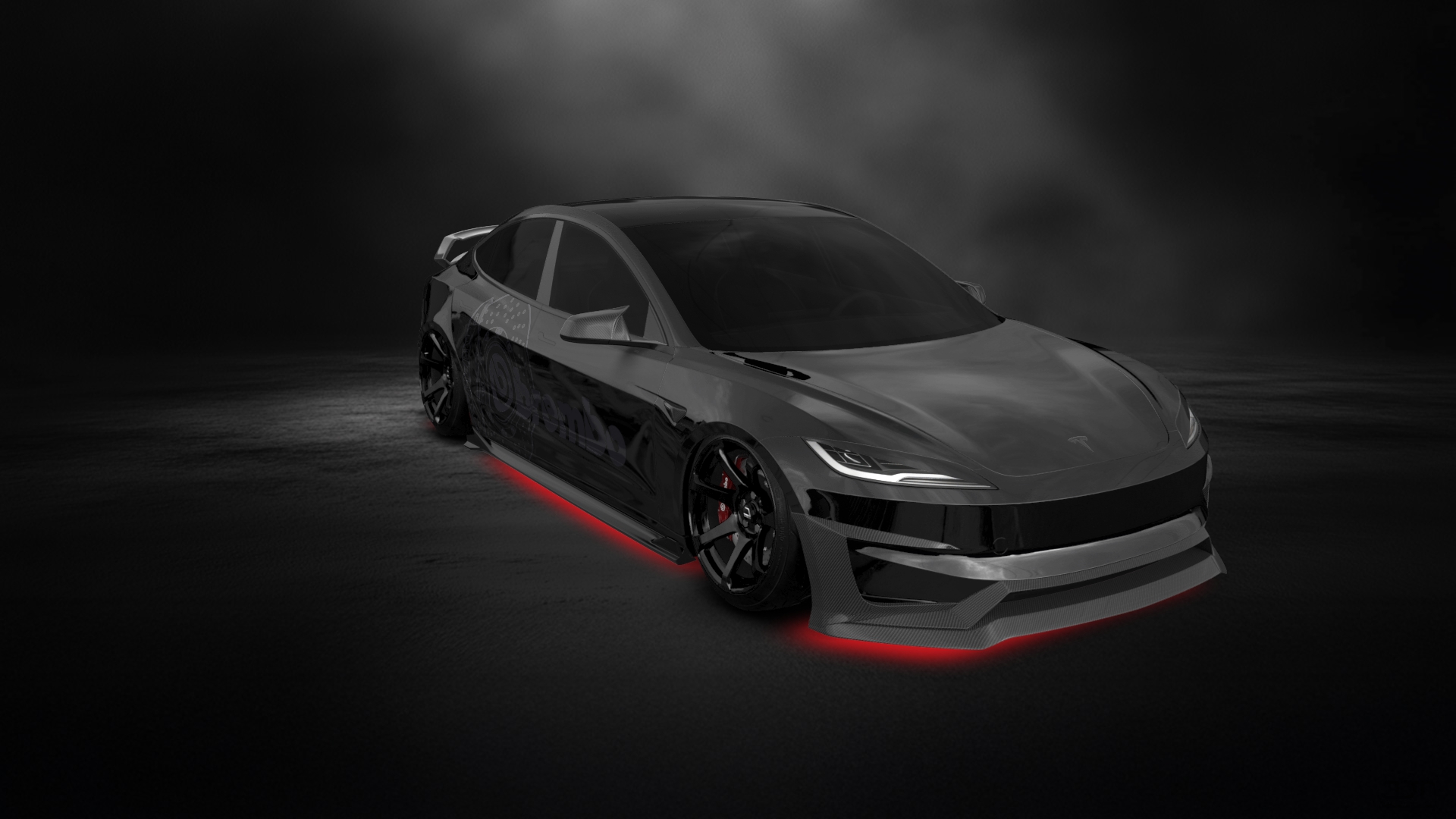 Tesla Model 3 4 Door Saloon 2023 tuning