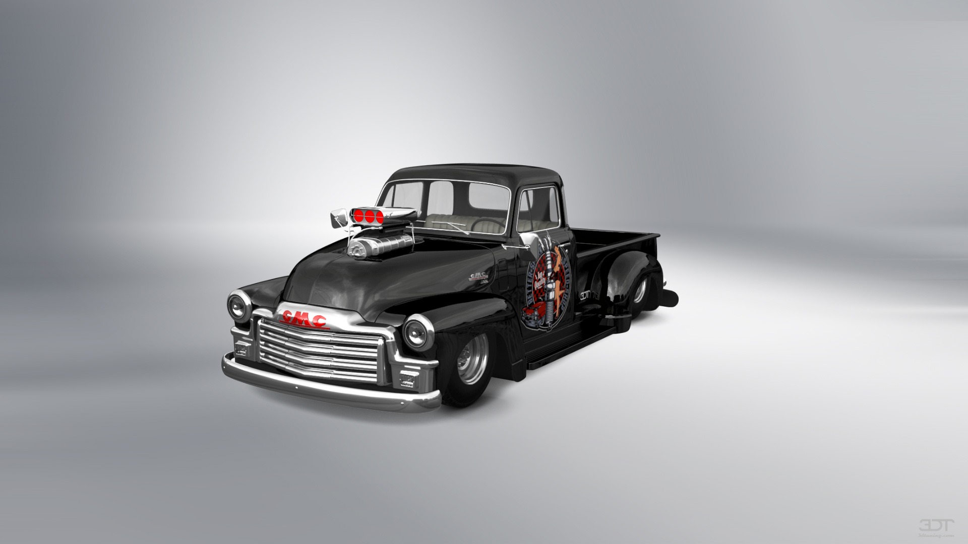 GMC 100 Stepside 2 Door pickup truck 1954 tuning