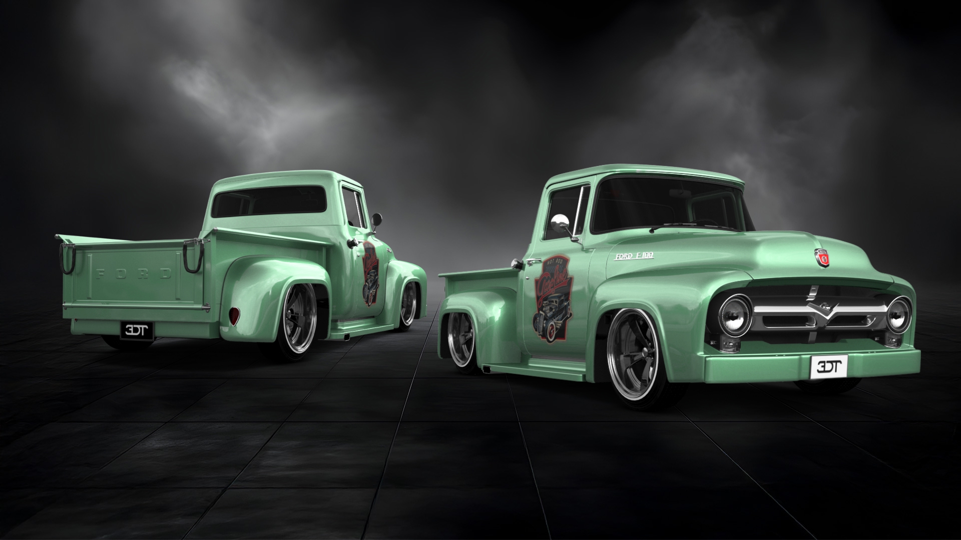 Ford F-100 2 Door truck 1956 tuning
