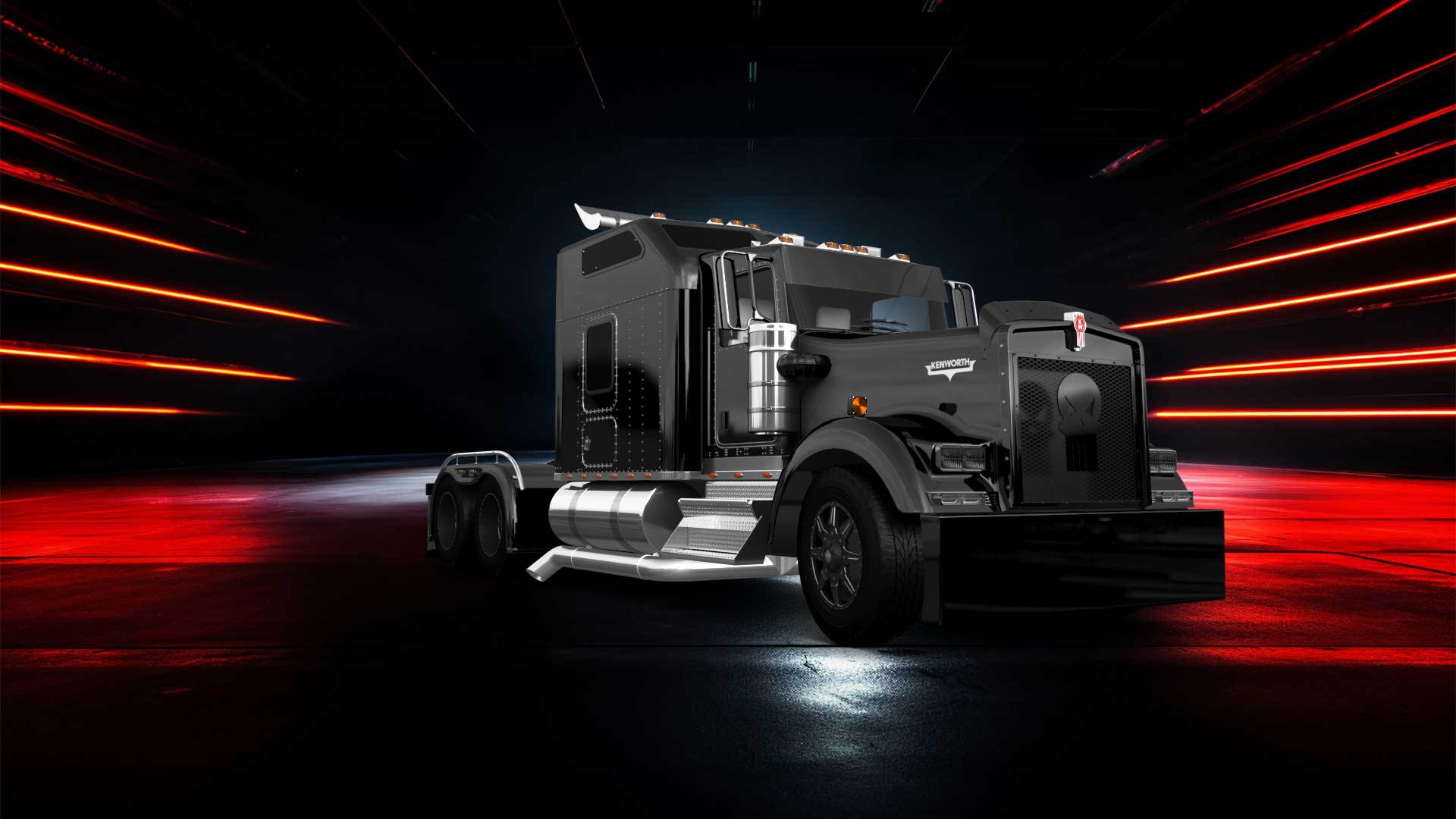 Kenworth W900 Sleeper Cab Truck 2015