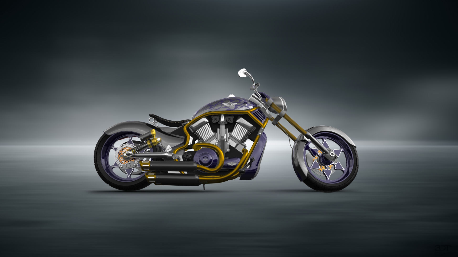 Harley-Davidson Custom Chopper Cruiser 2011