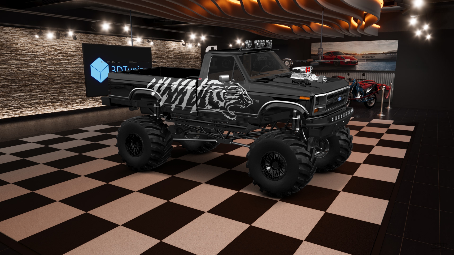 Ford F-150 2 Door pickup truck 1986 tuning