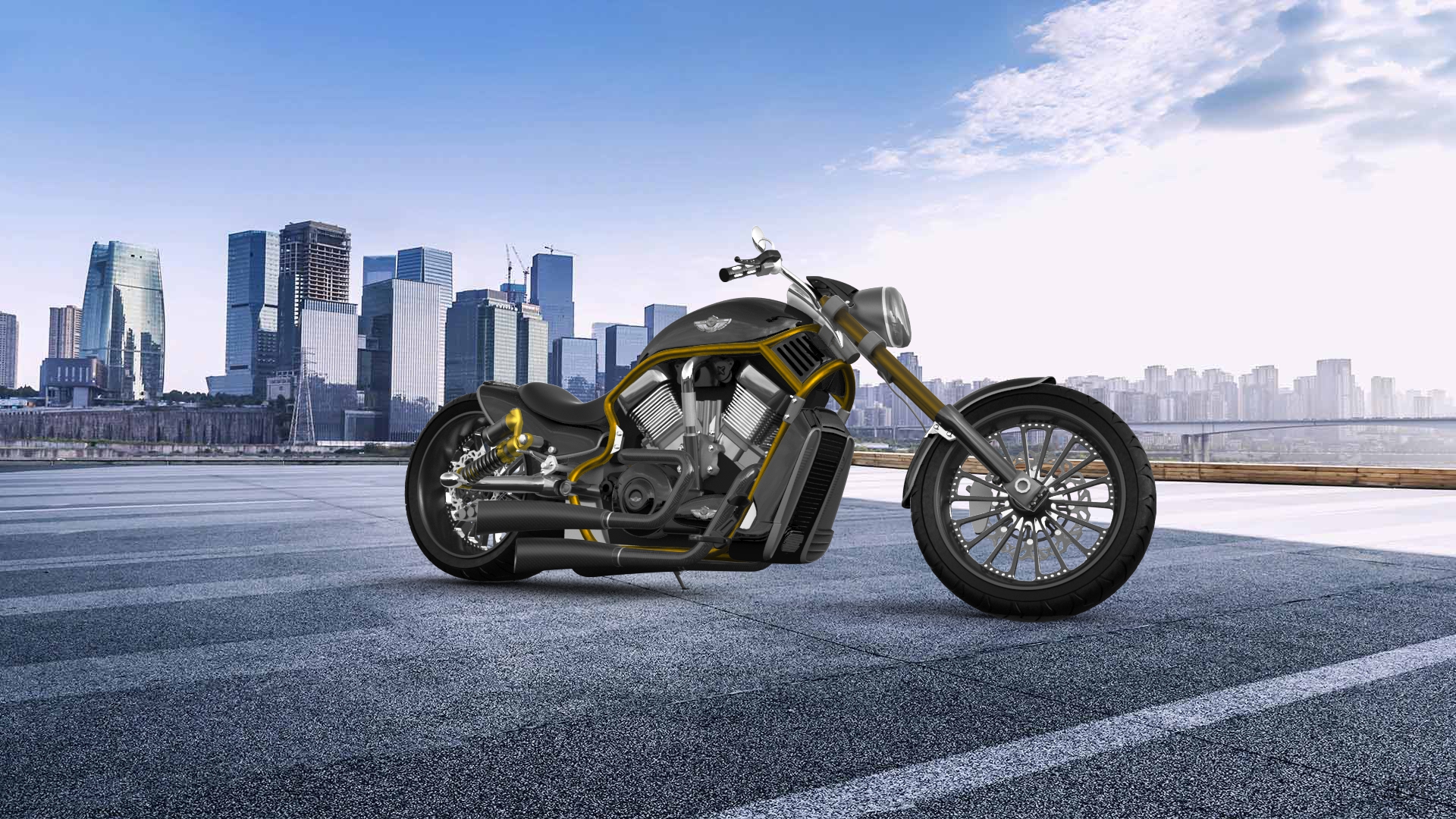 Harley-Davidson Custom Chopper Cruiser 2011 tuning