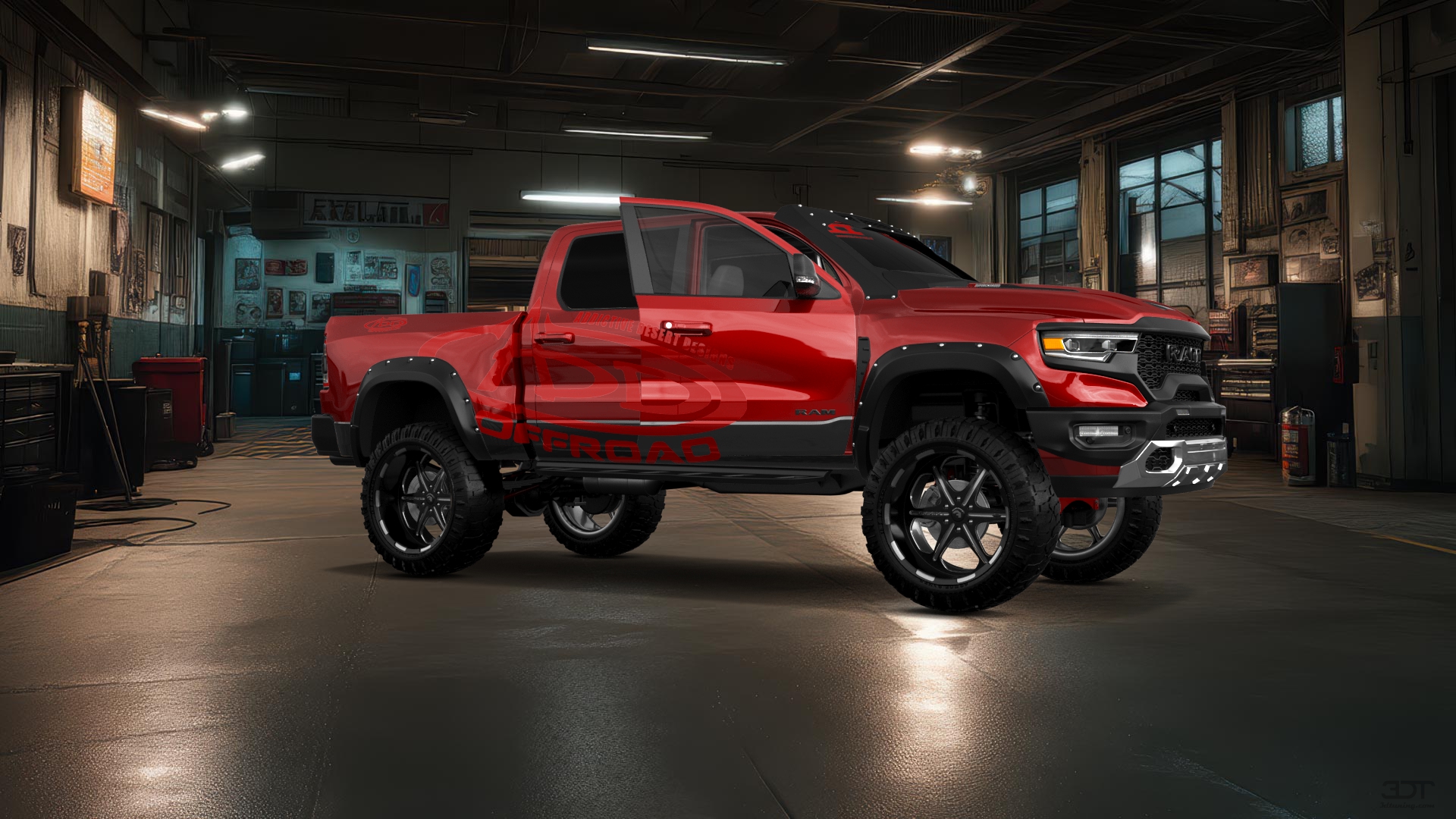 Dodge Ram 1500 TRX 4 Door pickup truck 2021 tuning
