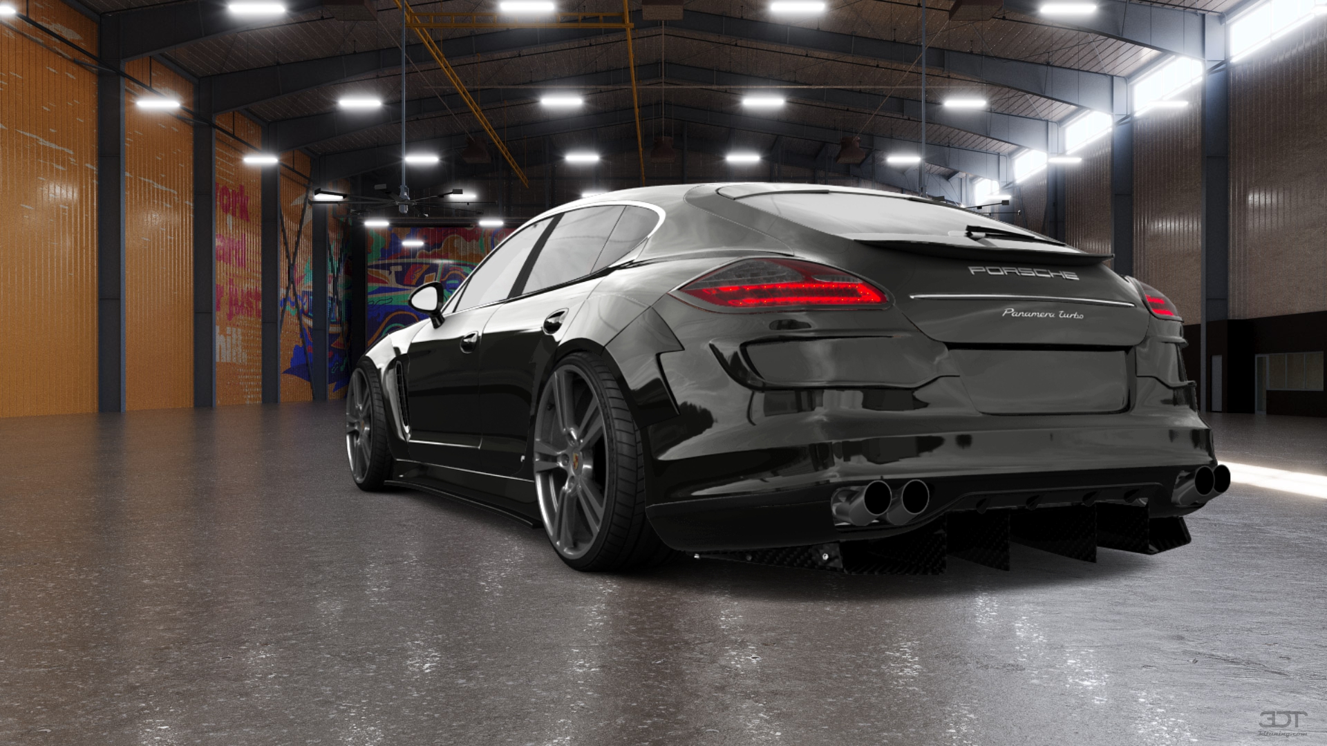 Porsche Panamera 4 door fastback saloon 2011
