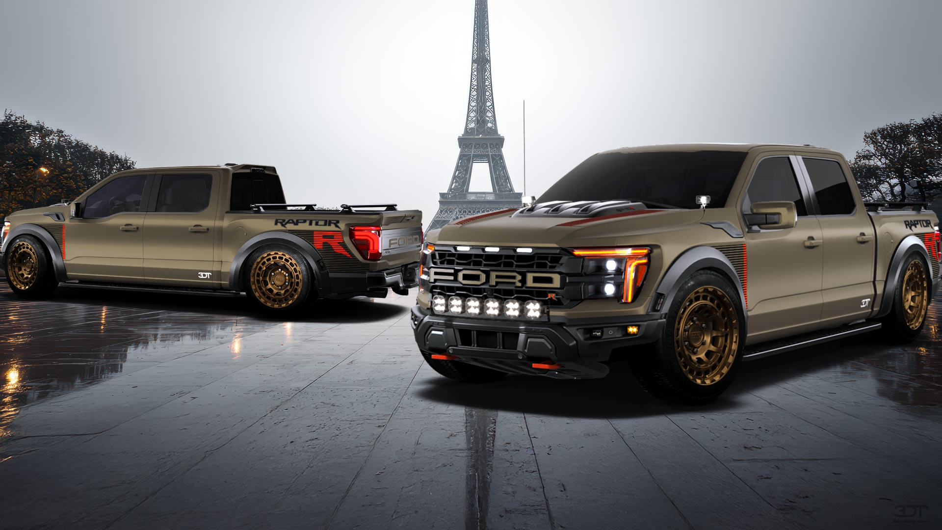 Ford F-150 Raptor 4 Door pickup truck 2024 Images
