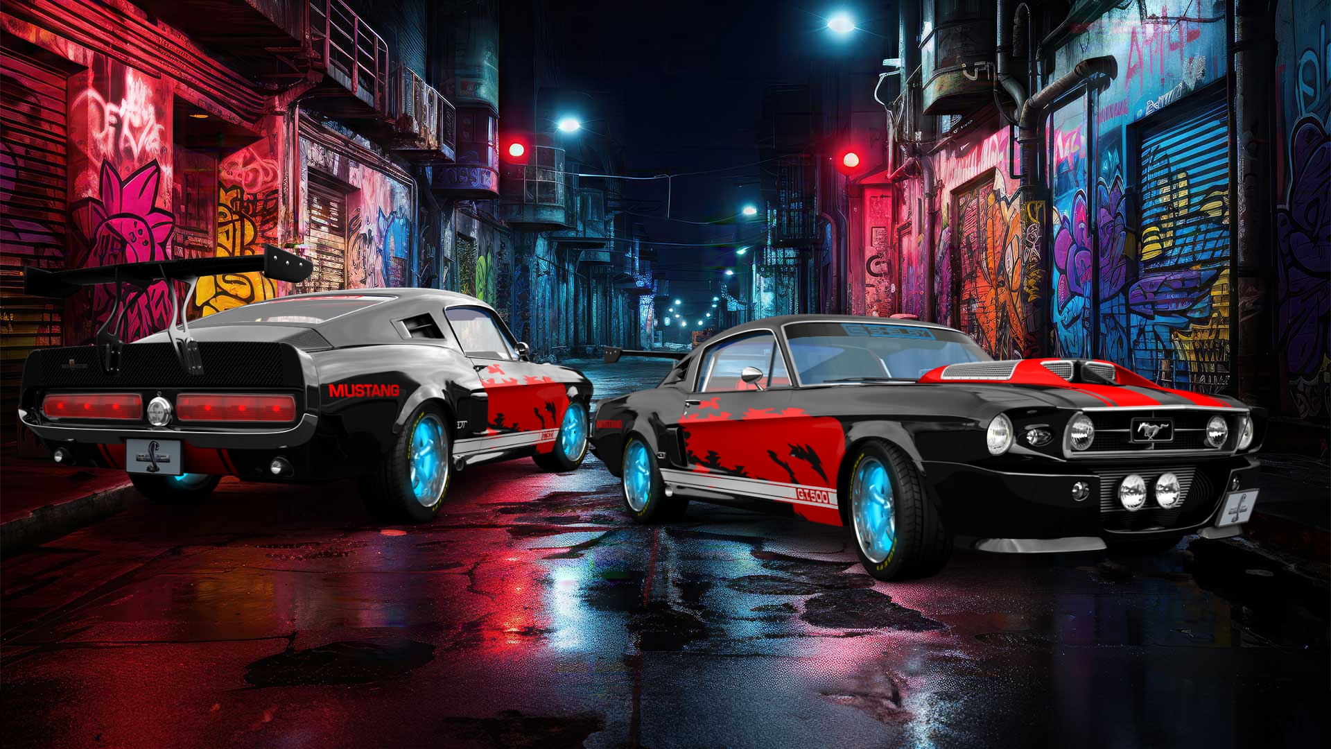 Mustang GT500 2 Door Coupe 1968 tuning