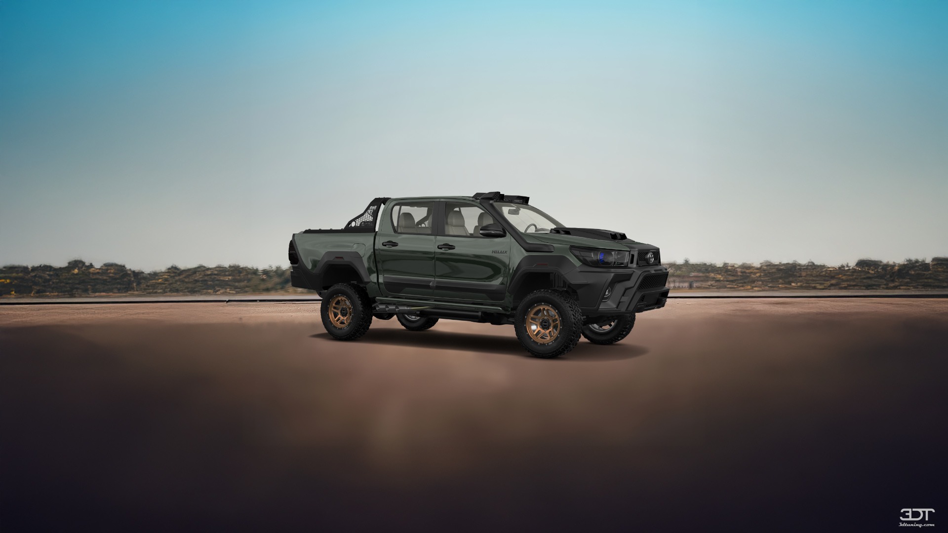 Toyota Hilux Double Cab 4 Door pickup truck 2015 tuning