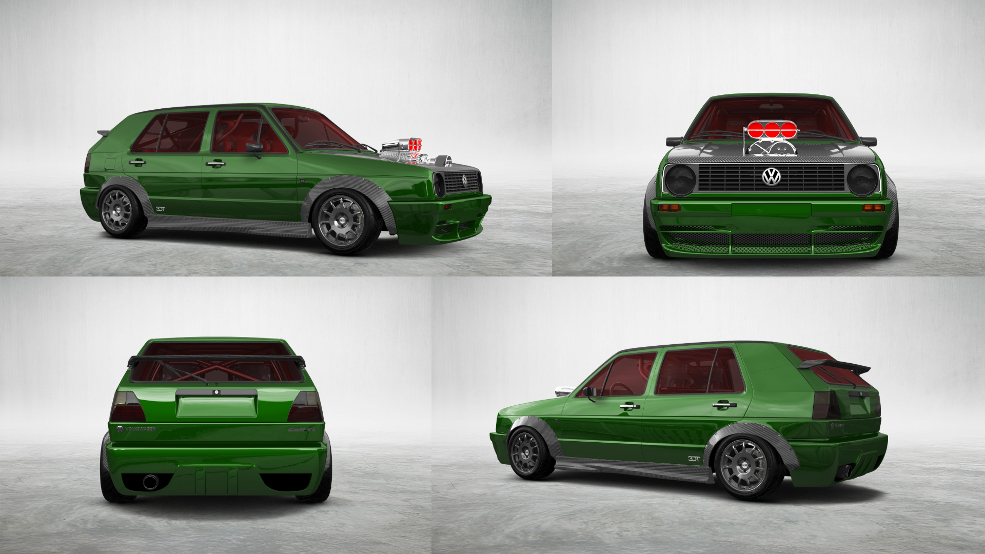 Volkswagen Golf Mk2 5 Door Hatchback 1983 tuning