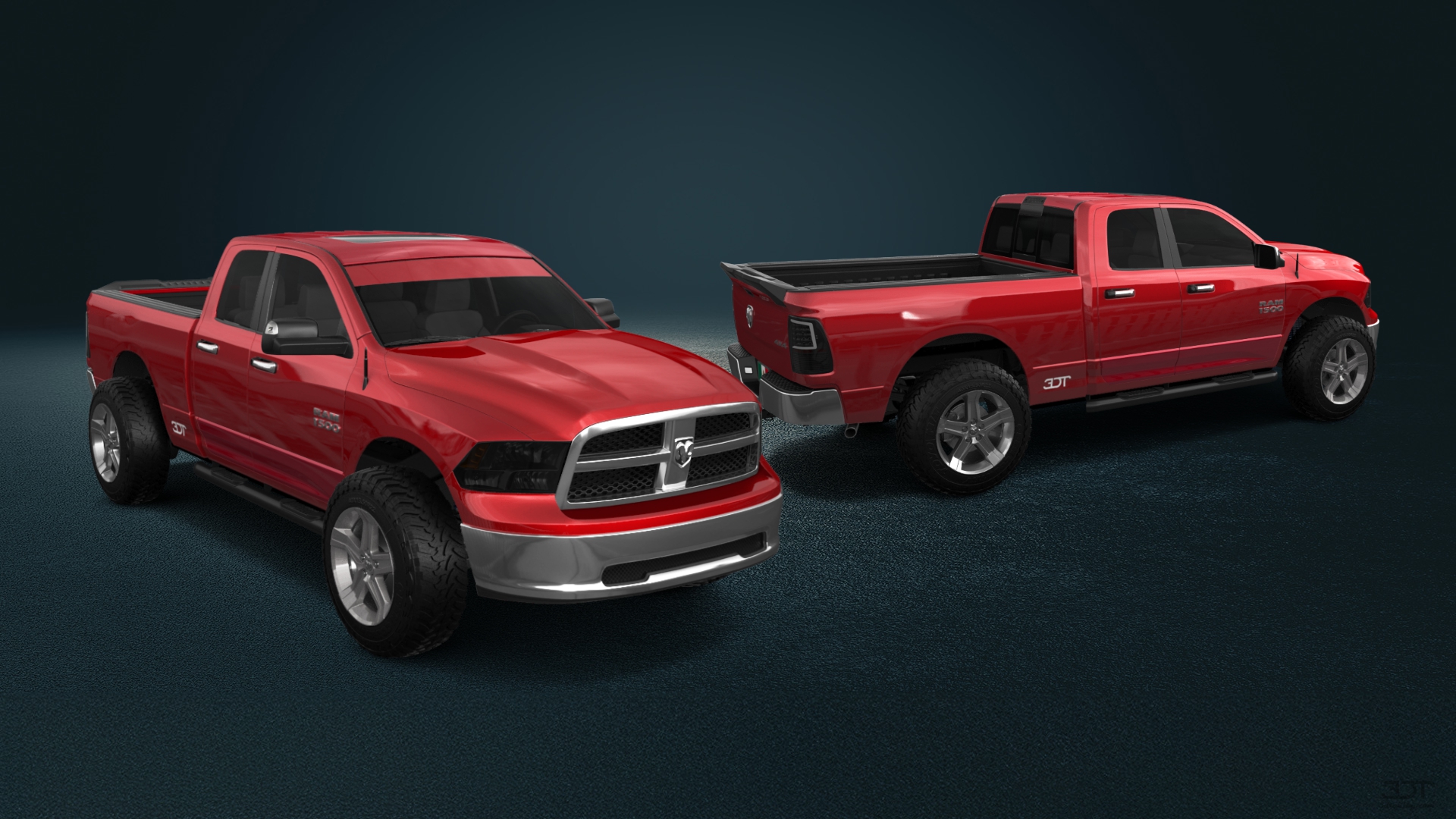 Dodge Ram 1500 6.4' box Extended Cab 4 Door pickup truck 2009 tuning