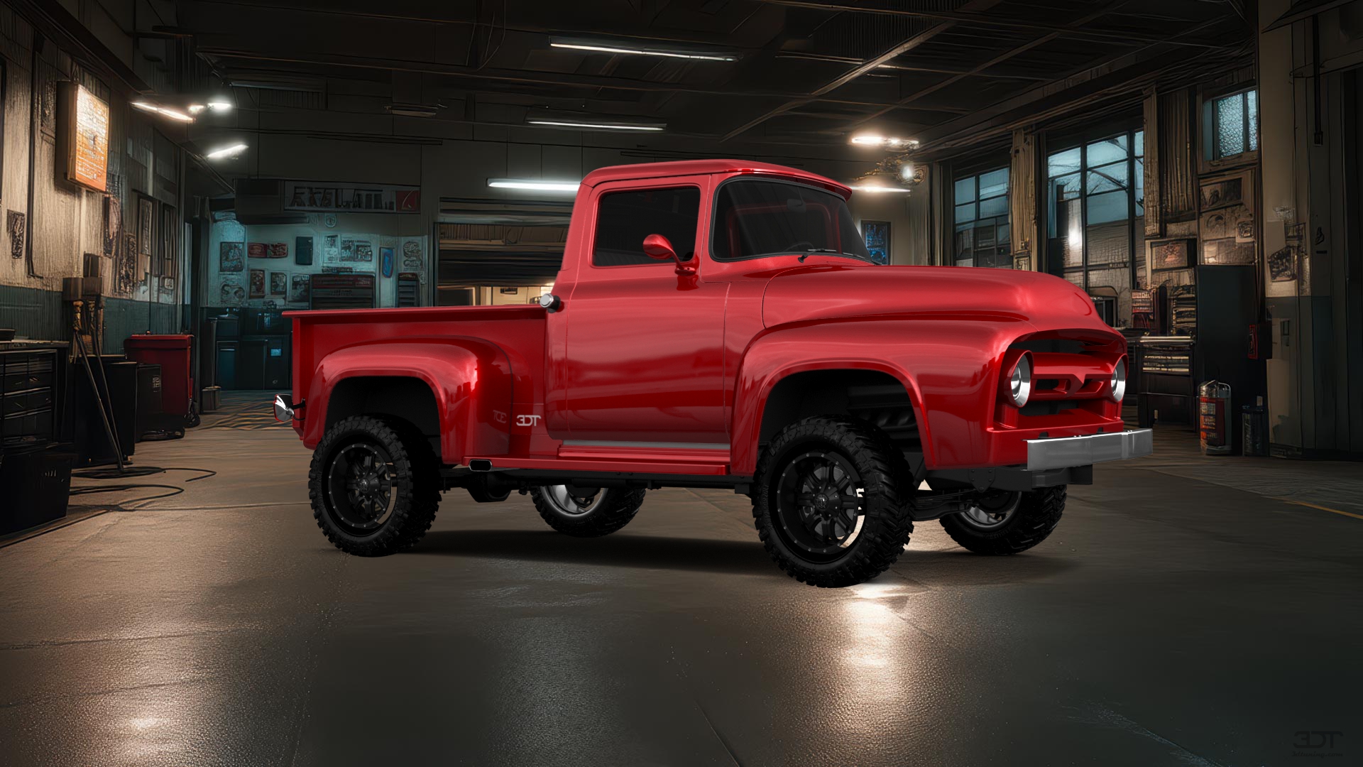 Ford F-100 2 Door truck 1956 tuning