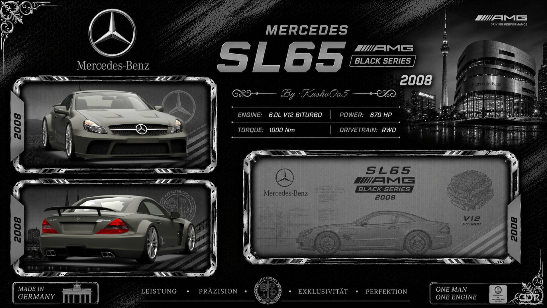Mercedes SL-Class 65 AMG Roadster 2008 Images