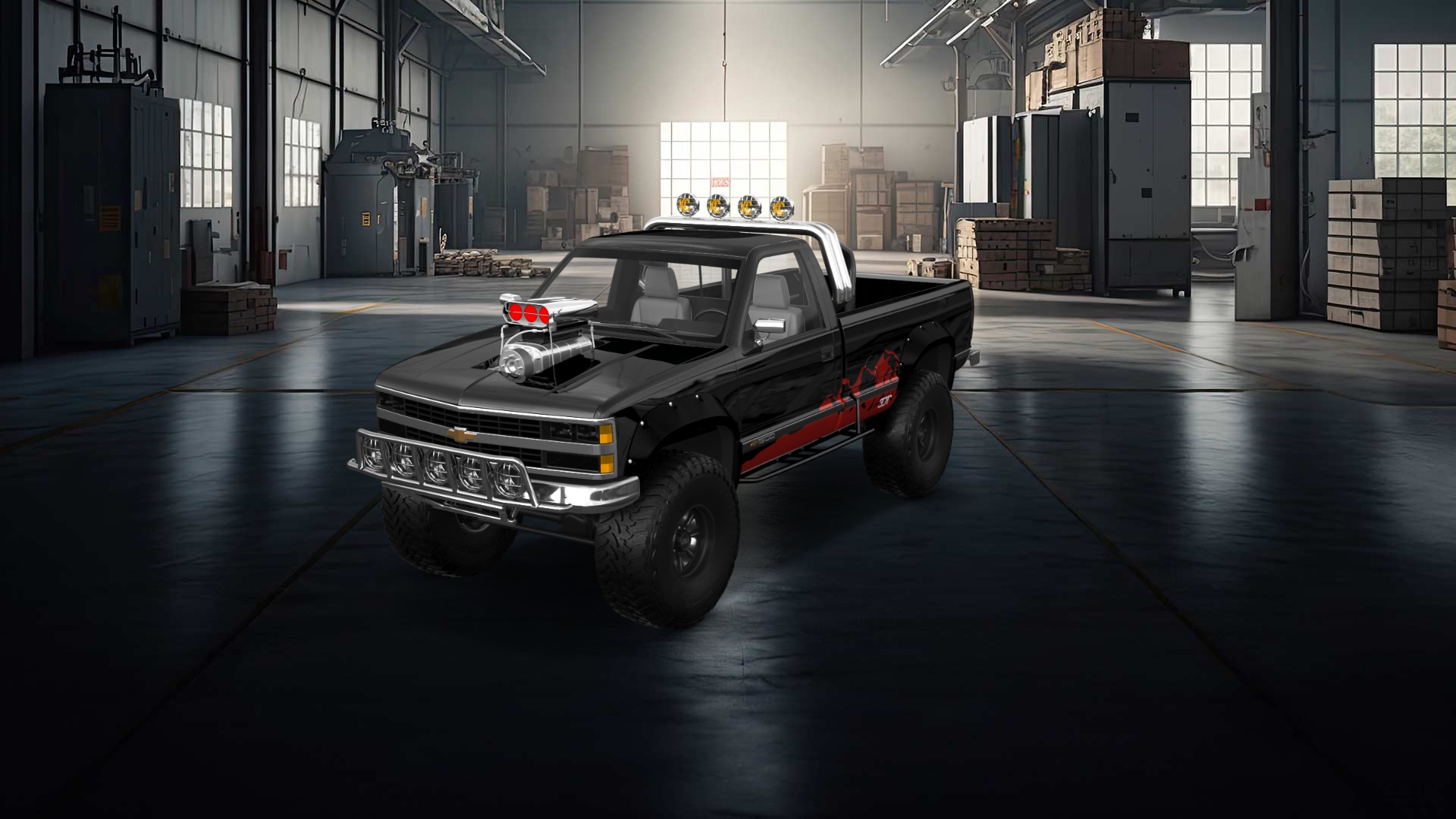 Chevrolet K1500 Regular Cab Fleetside Pickup 1988