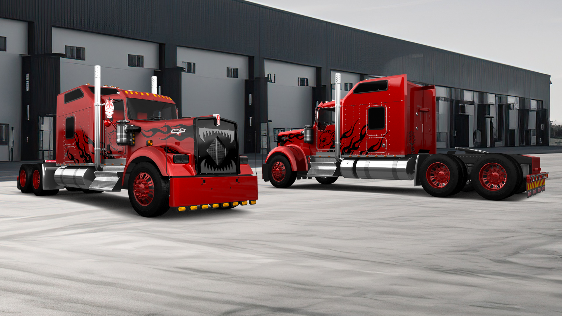 Kenworth W900 Sleeper Cab Truck 2015