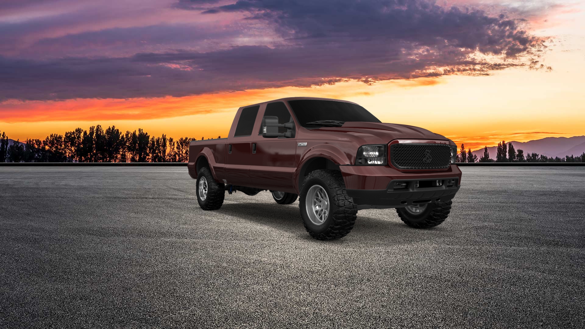 Ford F-250 Crew Cab 4 Door pickup truck 1999