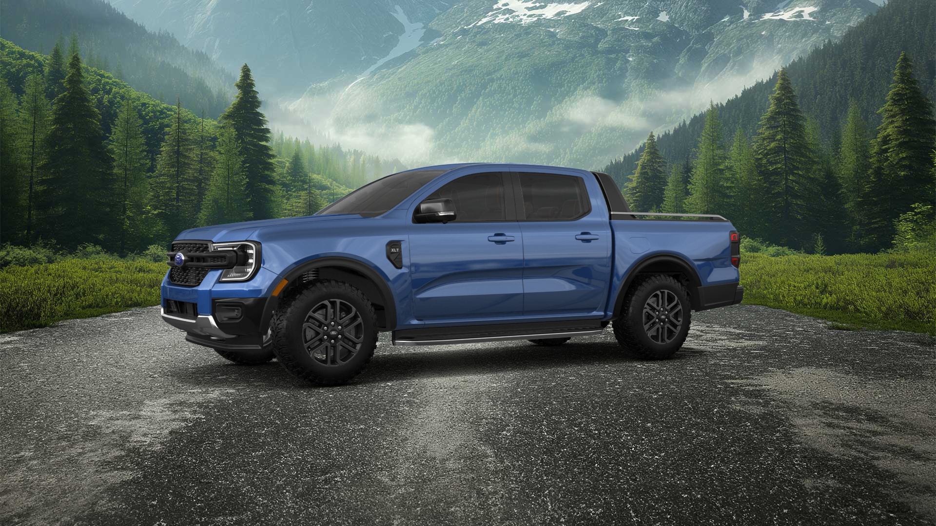 Ford Ranger 4 Door pickup truck 2022 tuning