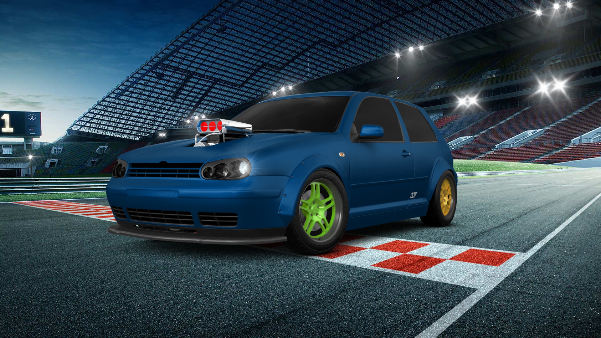 Volkswagen Golf 4 (mk4) 3 Door Hatchback 1997 tuning