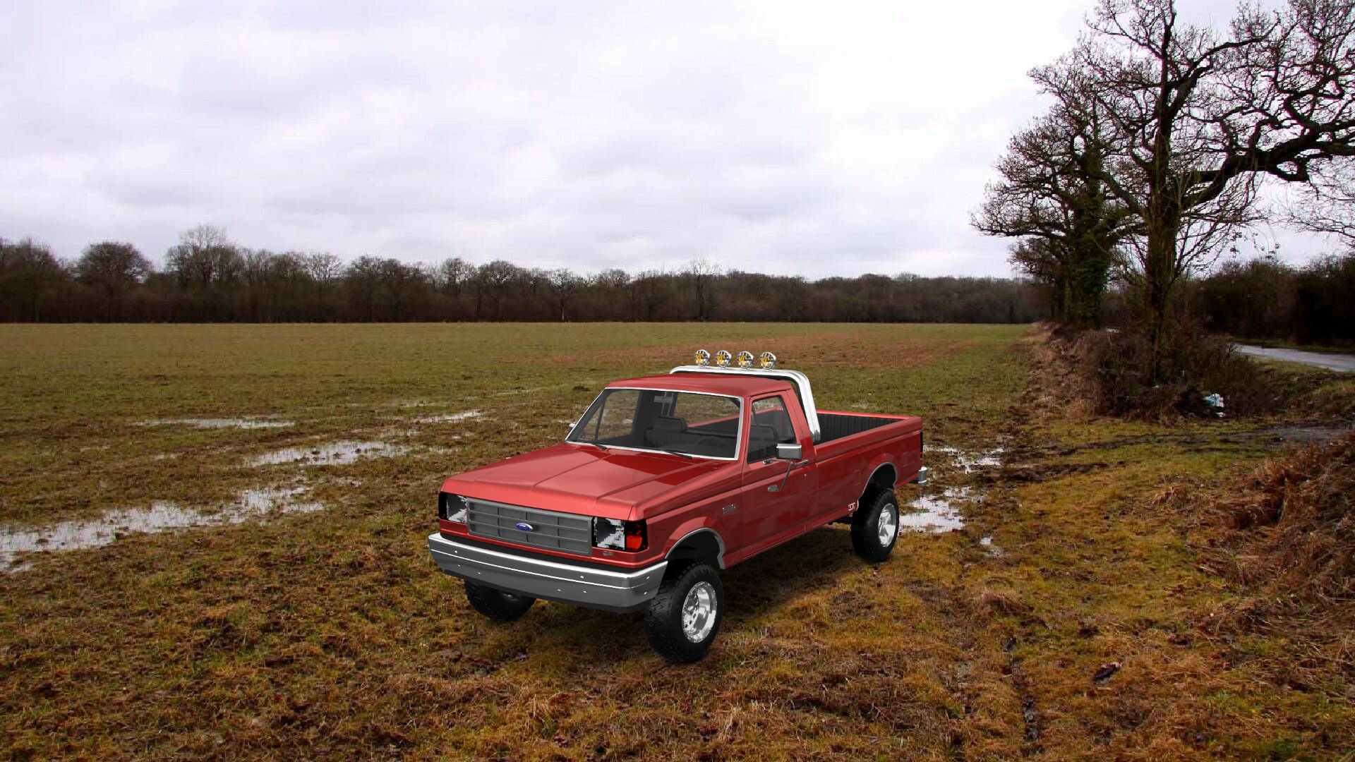 Ford F-150 2 Door pickup truck 1987