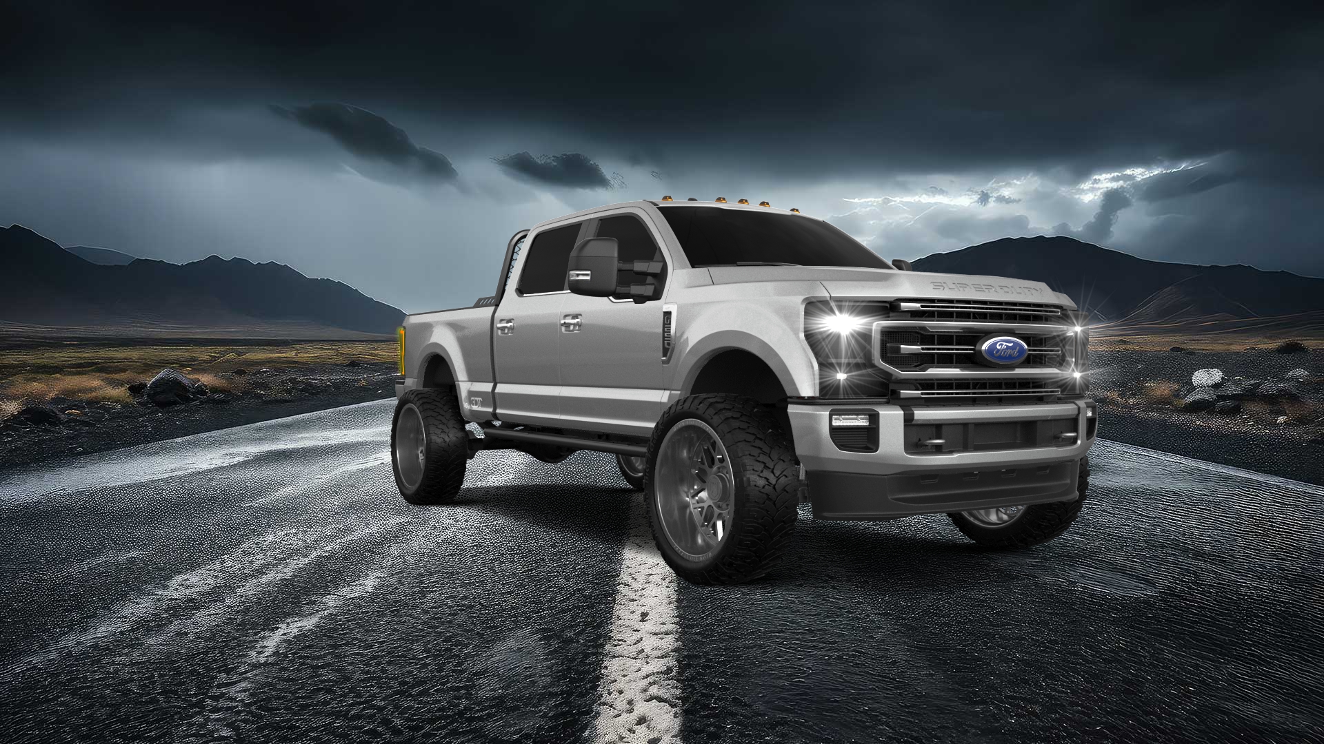 Ford F-250 4 Door pickup truck 2021 tuning