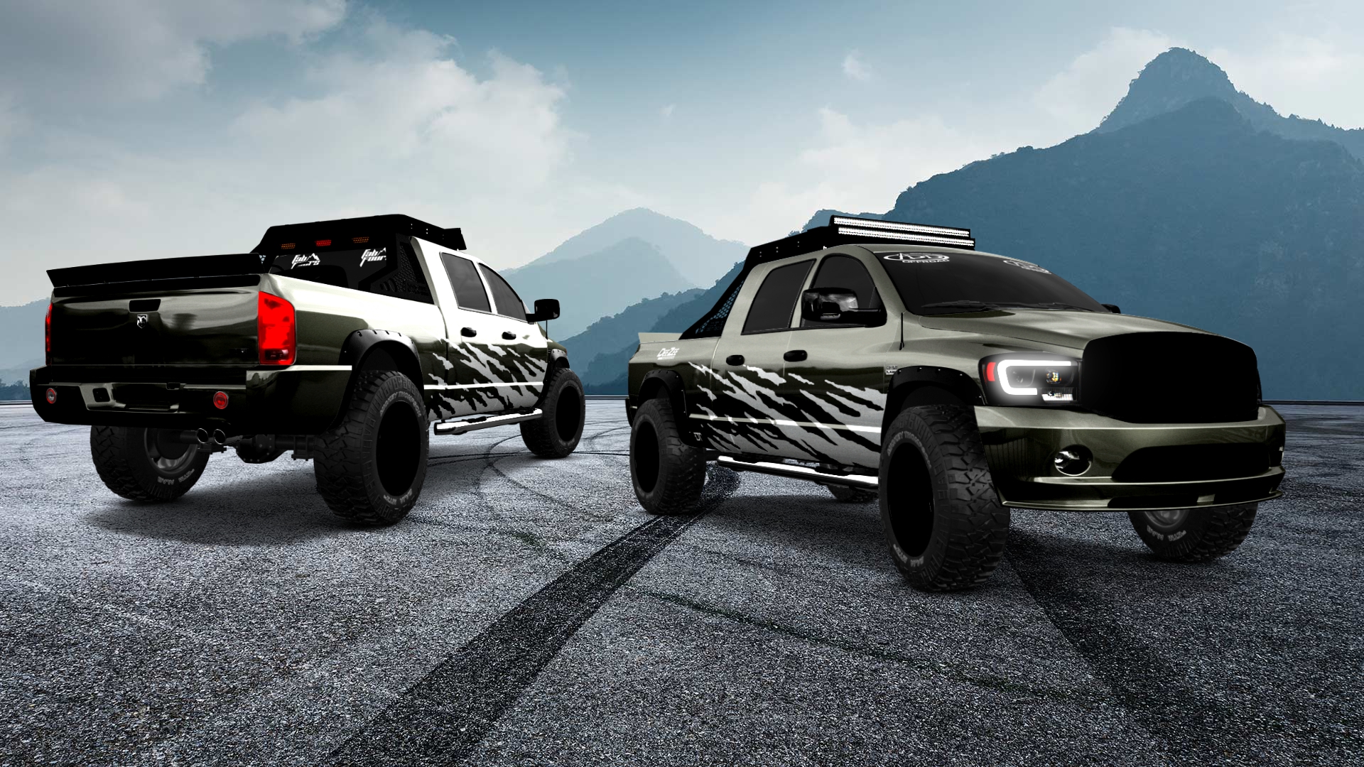 Dodge Ram 2500 4 Door pickup truck 2007 tuning