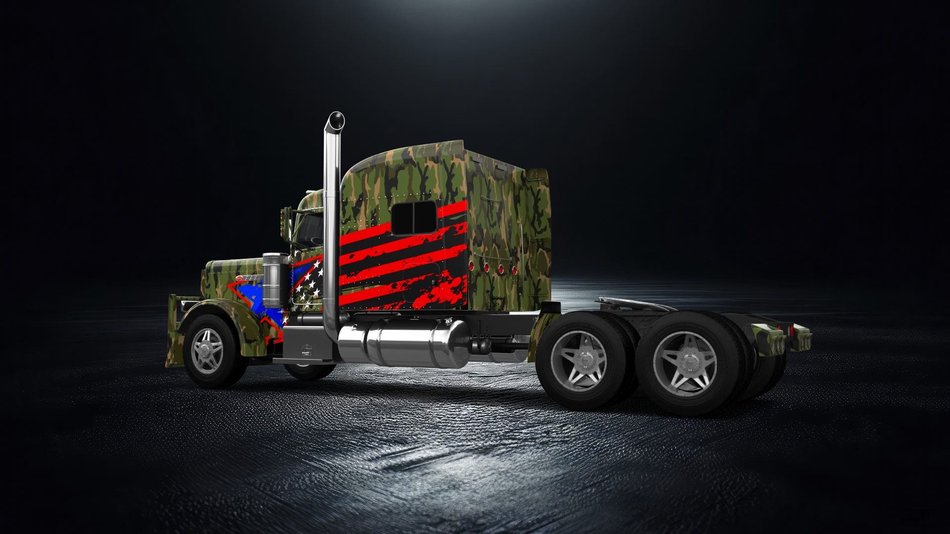 Peterbilt 389 Sleeper Cab Truck 2016