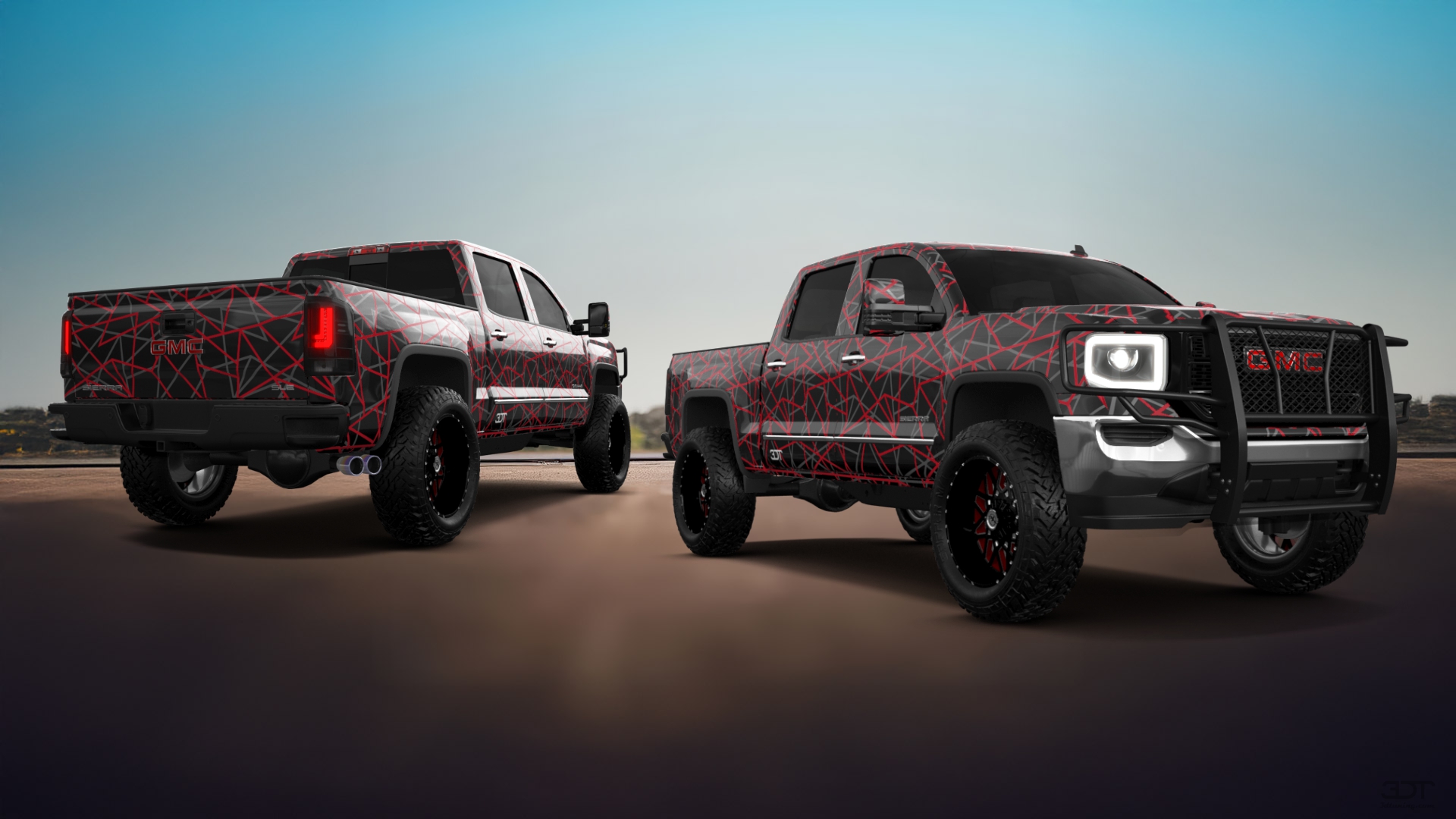 GMC Sierra 1500 Crew Cab 4 Door pickup truck 2016 tuning