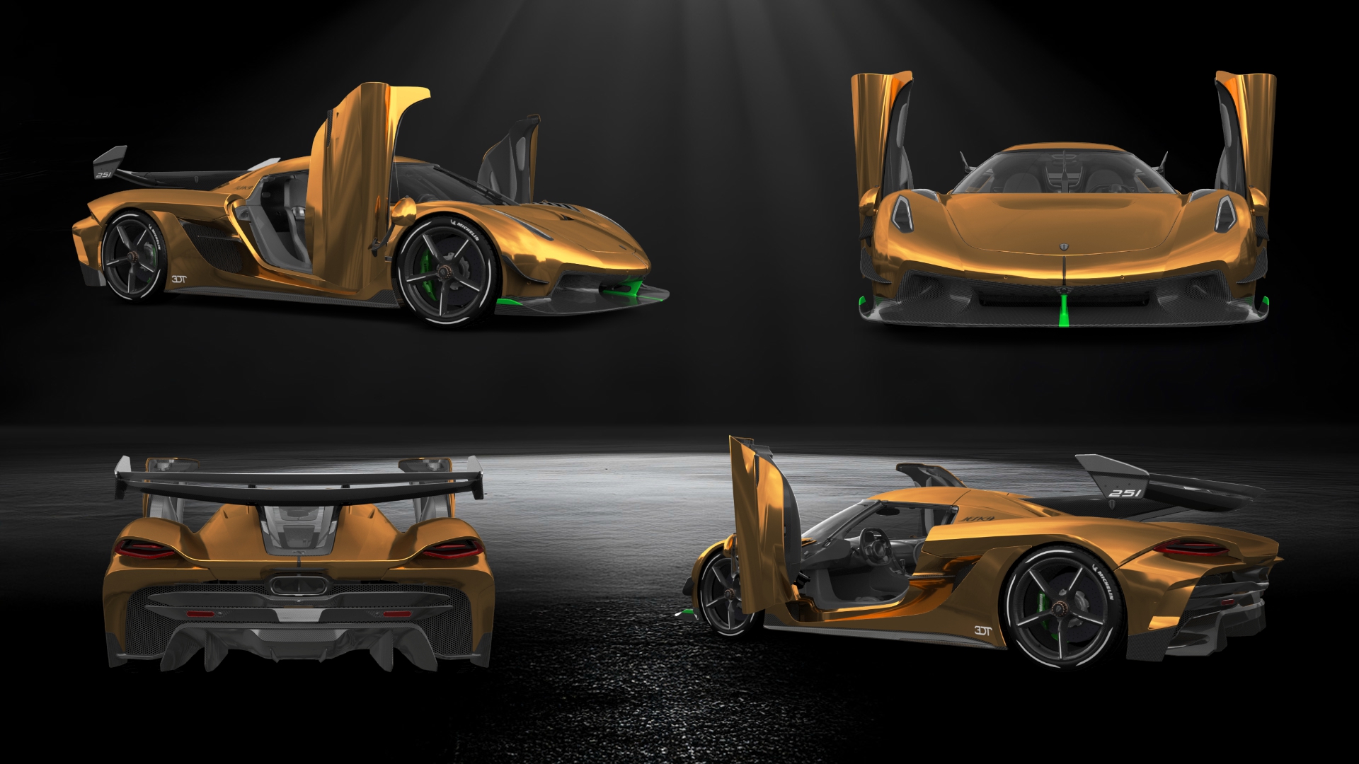 Koenigsegg Jesko 2 door targa top 2020