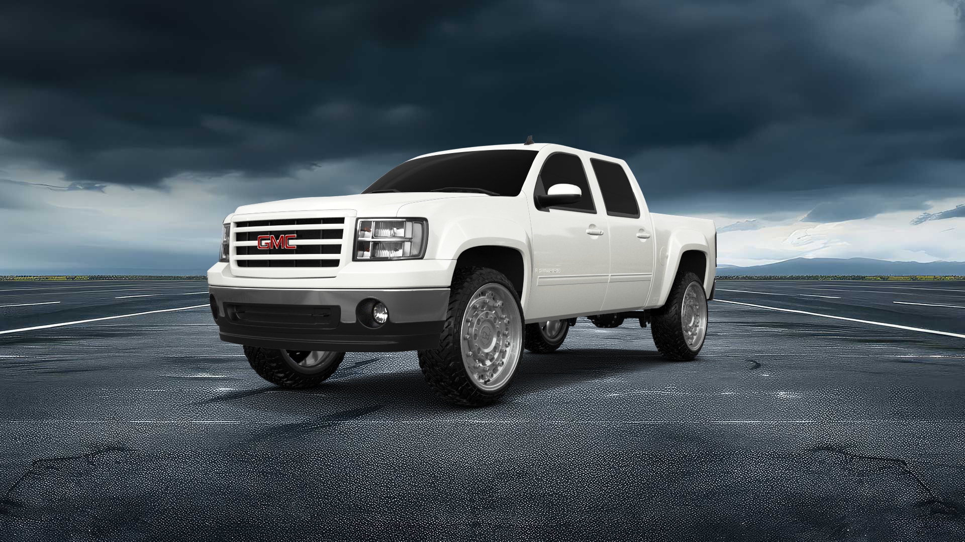 GMC Sierra 1500 Crew Cab 5.8 ft box 4 Door pickup truck 2007