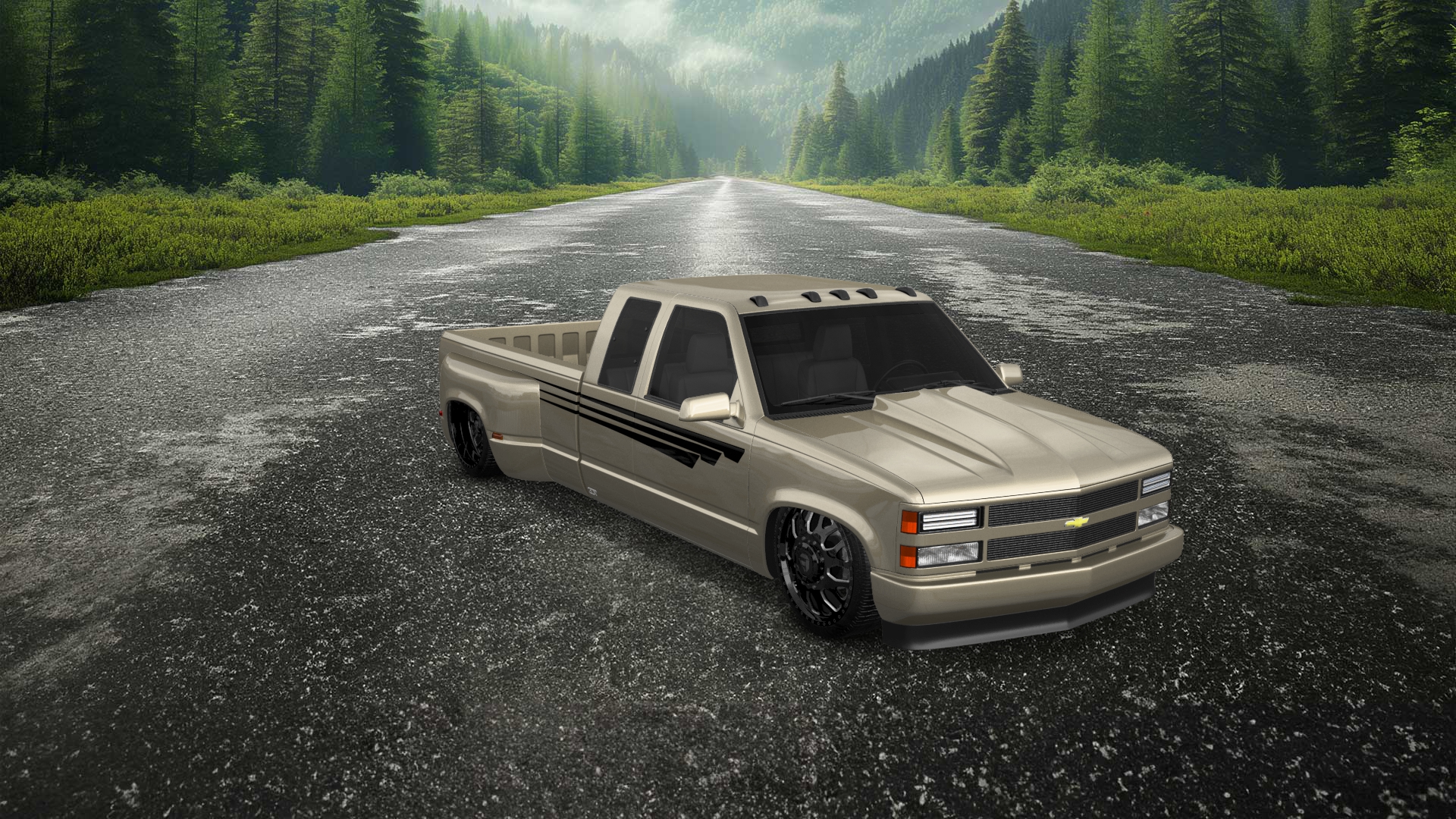 Chevrolet K3500 Extended Cab Pickup Truck 1988 tuning